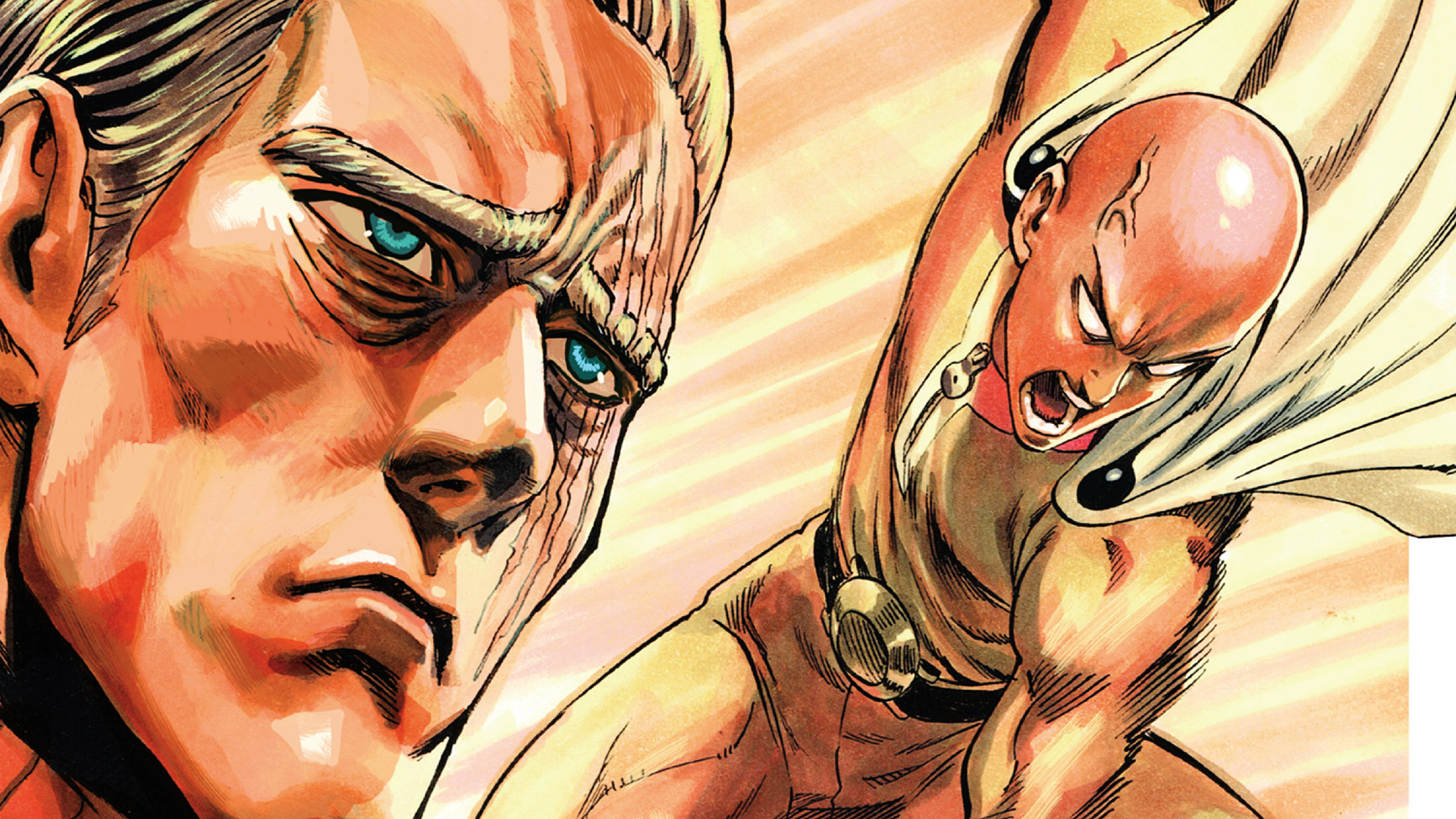 King One Punch Man Manga - HD Wallpaper 