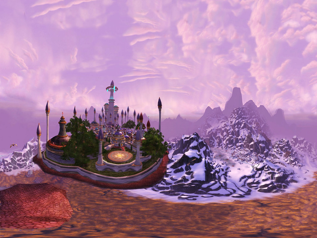 Wow Dalaran Art - HD Wallpaper 