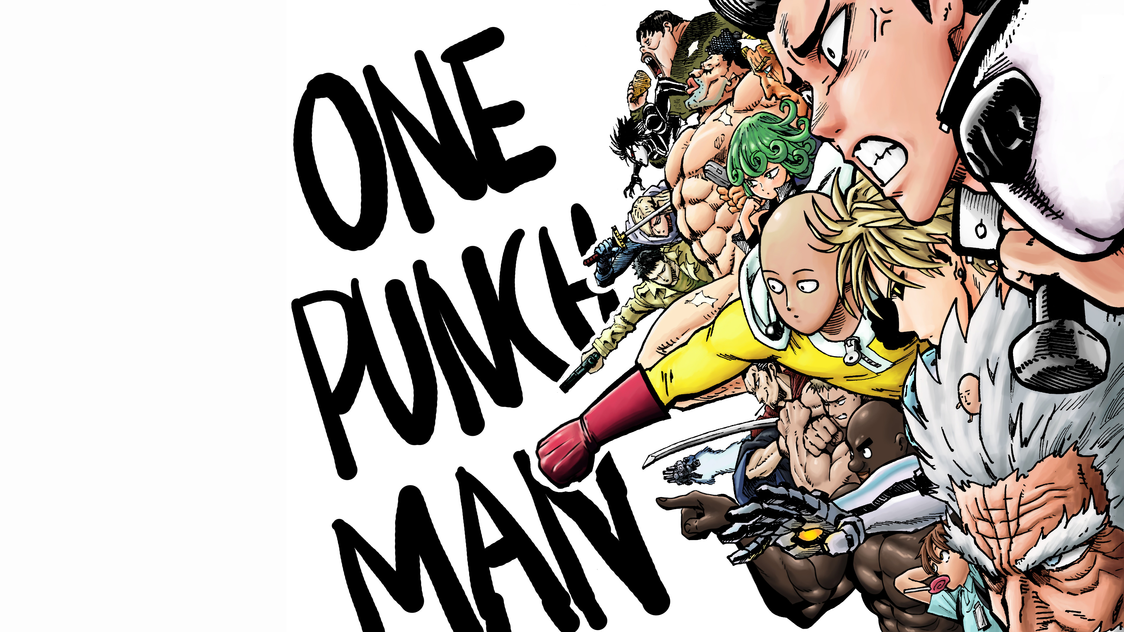One Punch Man, Sclass, Heroes, Characters, 4k, One Punch Man Wallpaper Laptop 3840x2160