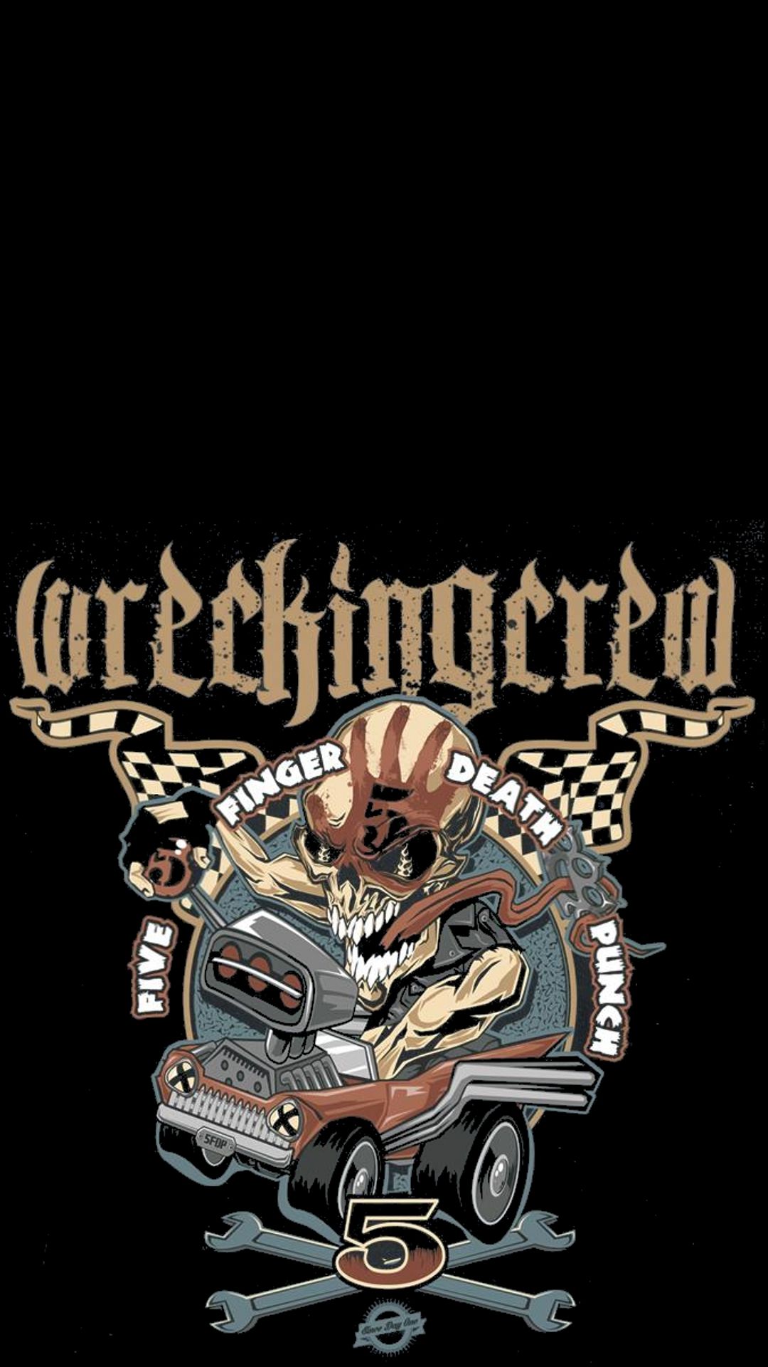 Five Finger Death Punch Wreckingcrew Shirt - HD Wallpaper 