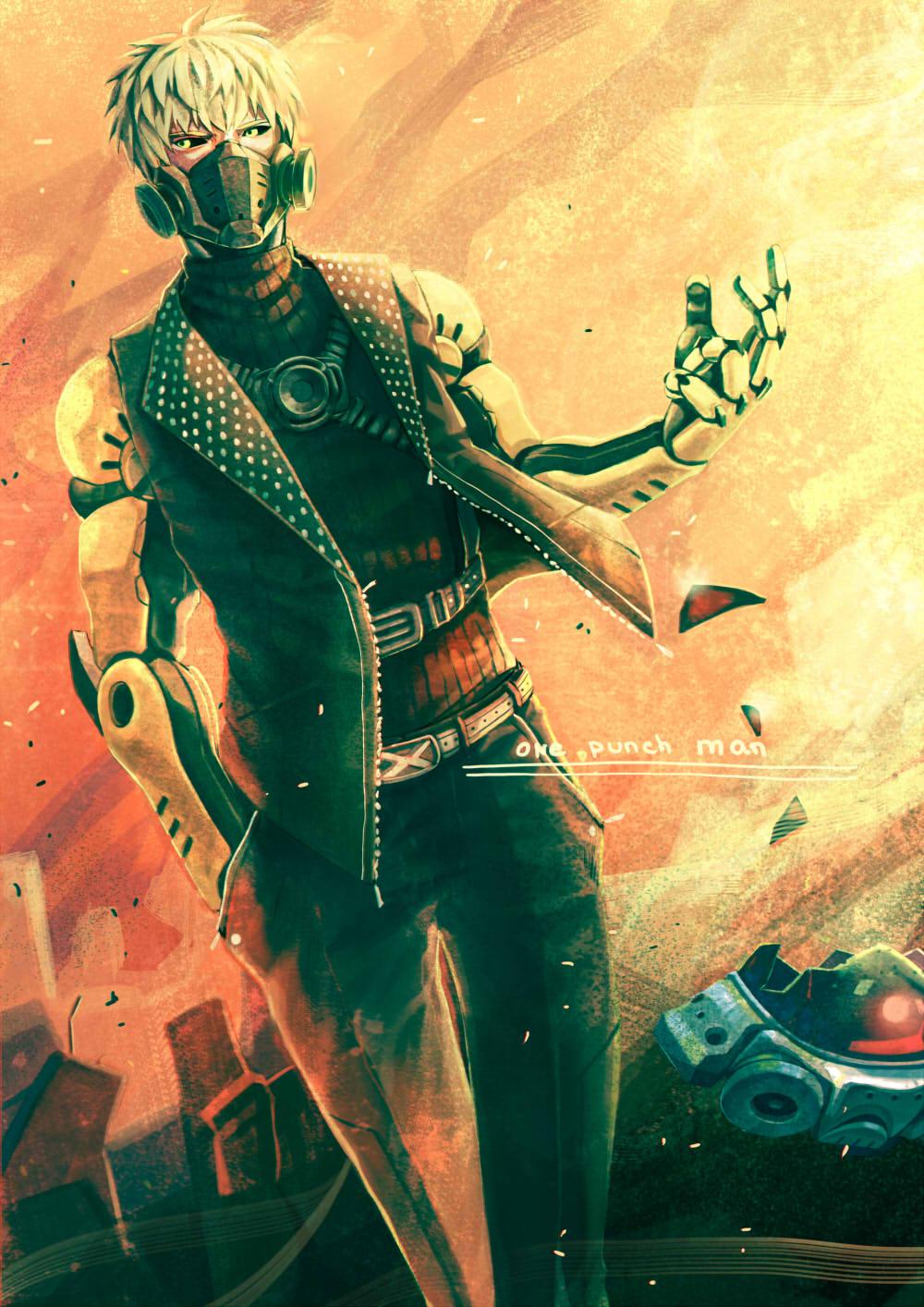 Download X Onepunch Man Season Genos Cyborg - Tokyo Ghoul One Piece Zoro - HD Wallpaper 