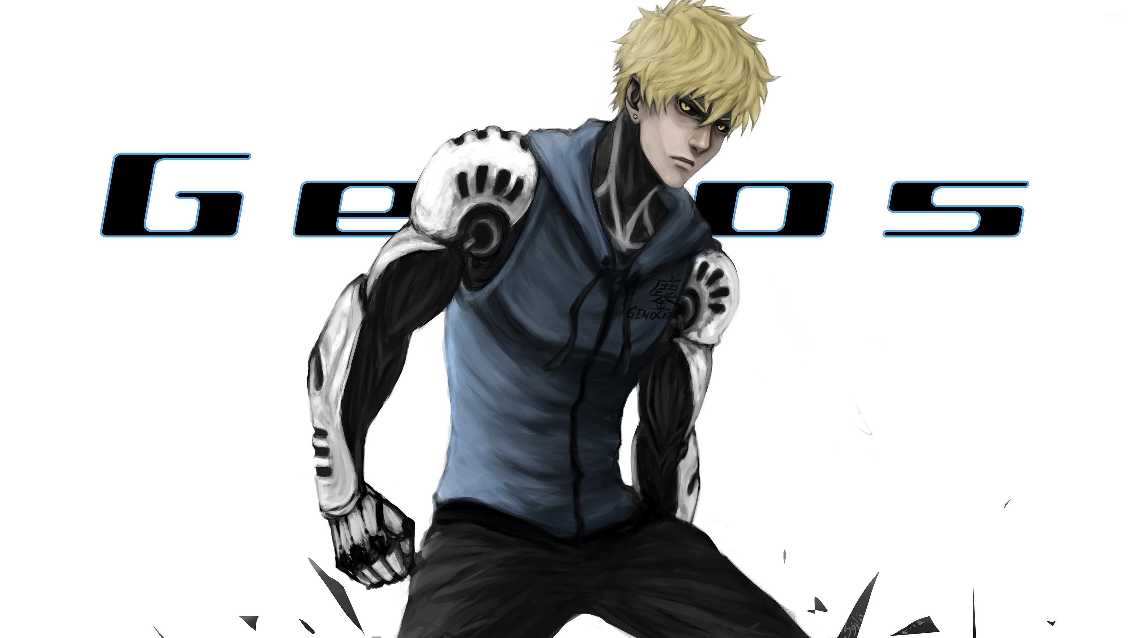Angry Genos - HD Wallpaper 