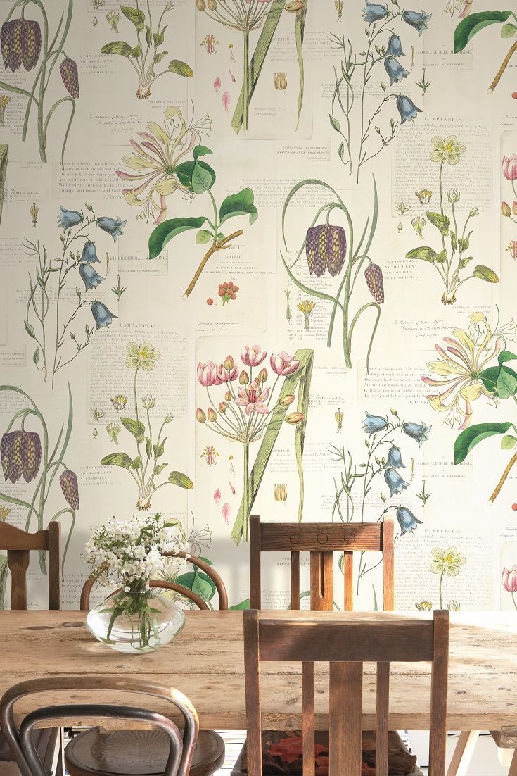 Botanical Wallpaper Designs - HD Wallpaper 