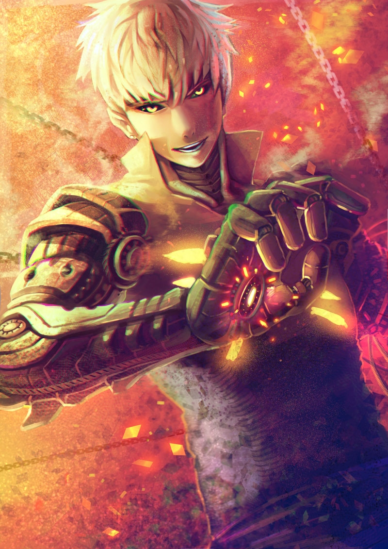 One Punch Man Zerochan Genos - HD Wallpaper 