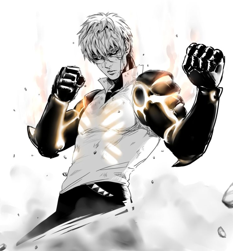 Cyborg One Punch Man Genos - HD Wallpaper 