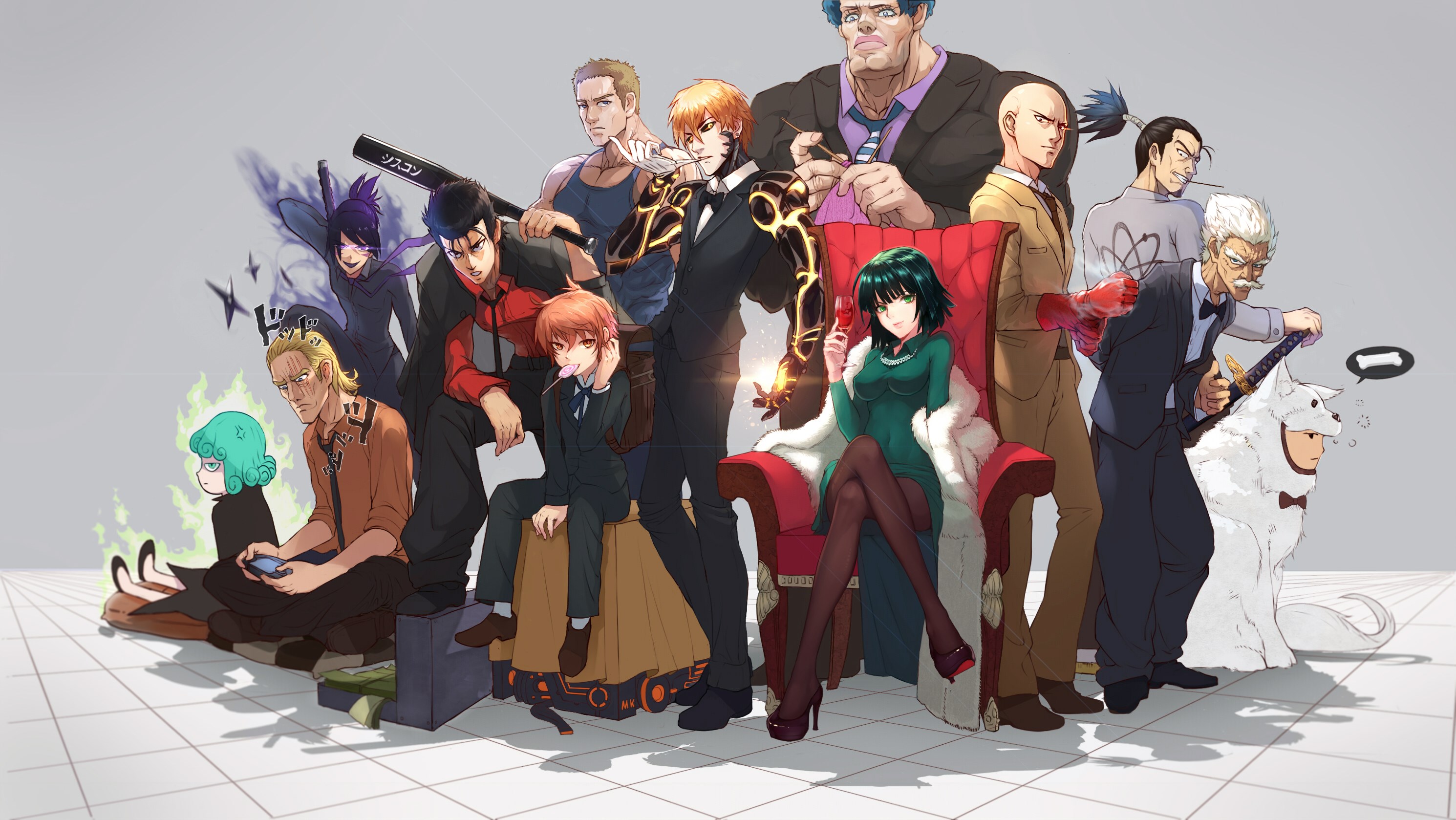 One Punch Man Group - HD Wallpaper 