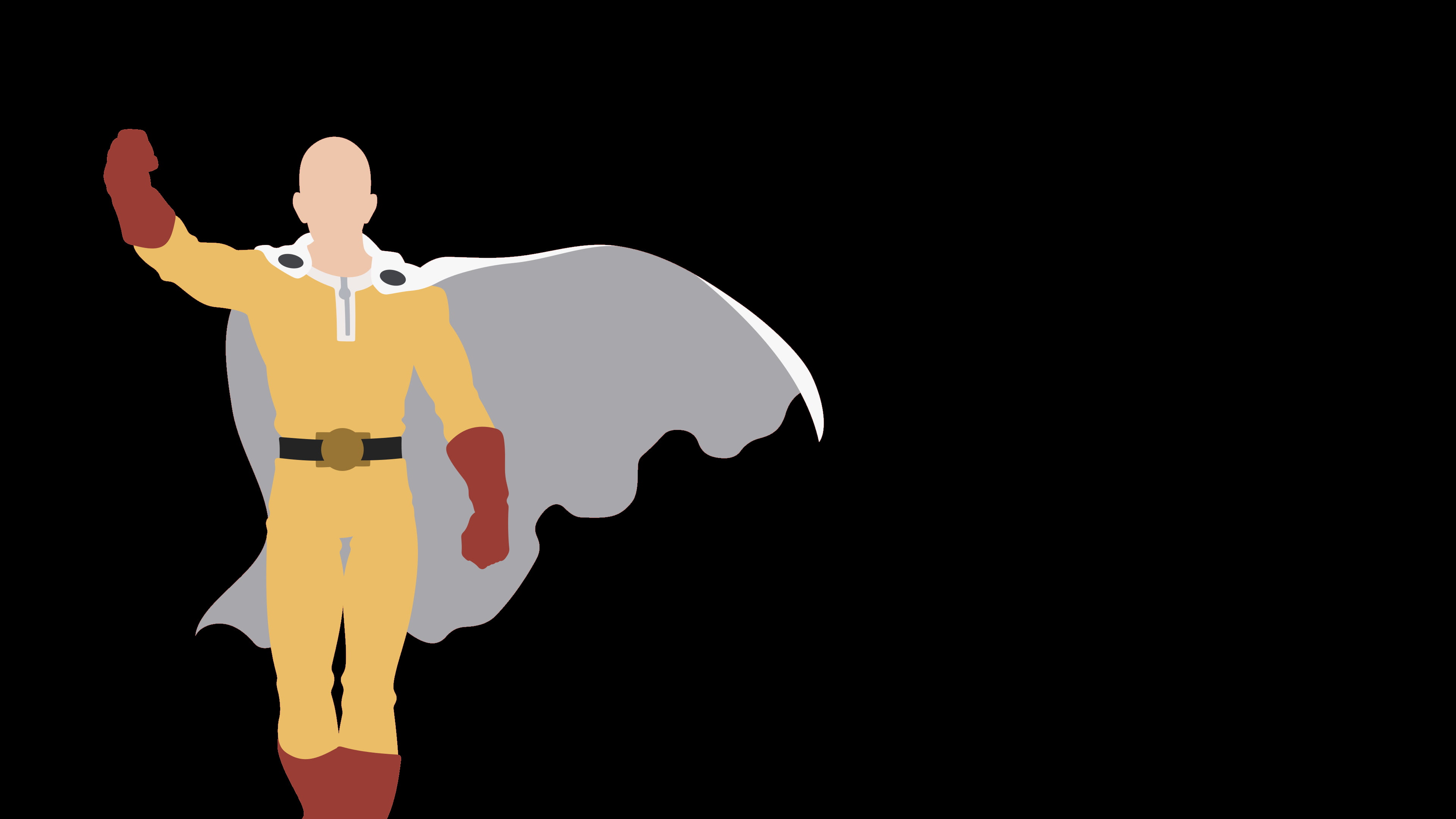 One Punch Man Minimalist - HD Wallpaper 