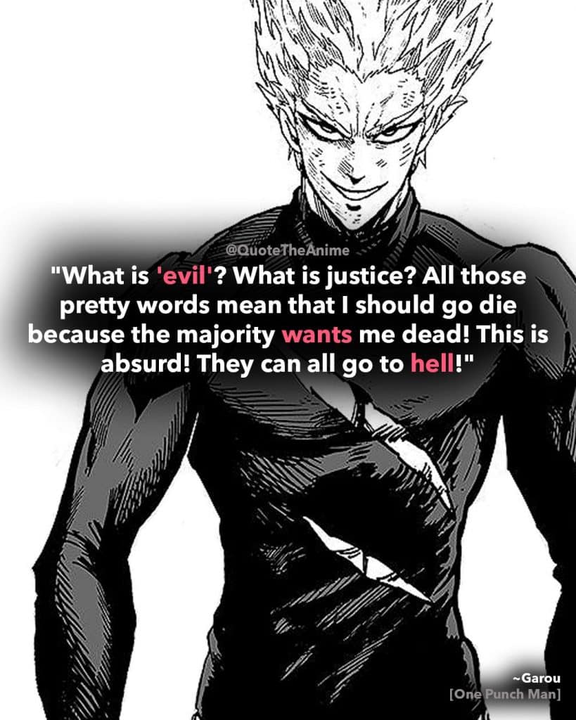 Garou Quotes- One Punch Man Quotes - One Punch Man Characters Season 2 - HD Wallpaper 