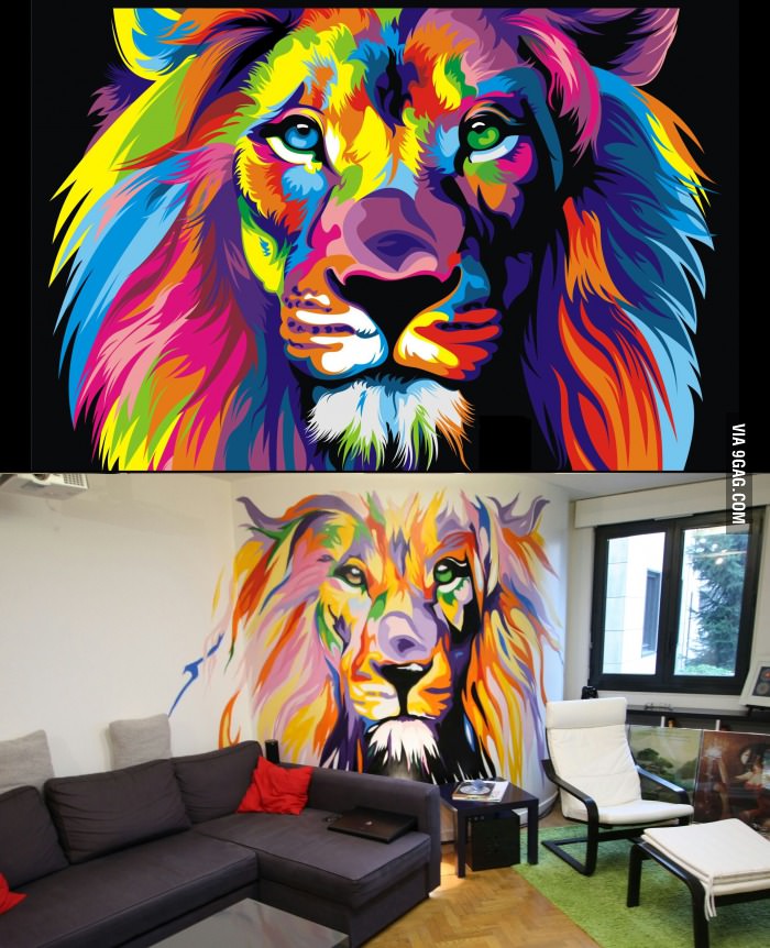 Auto,9gag - Wall Spray Painting Ideas - HD Wallpaper 