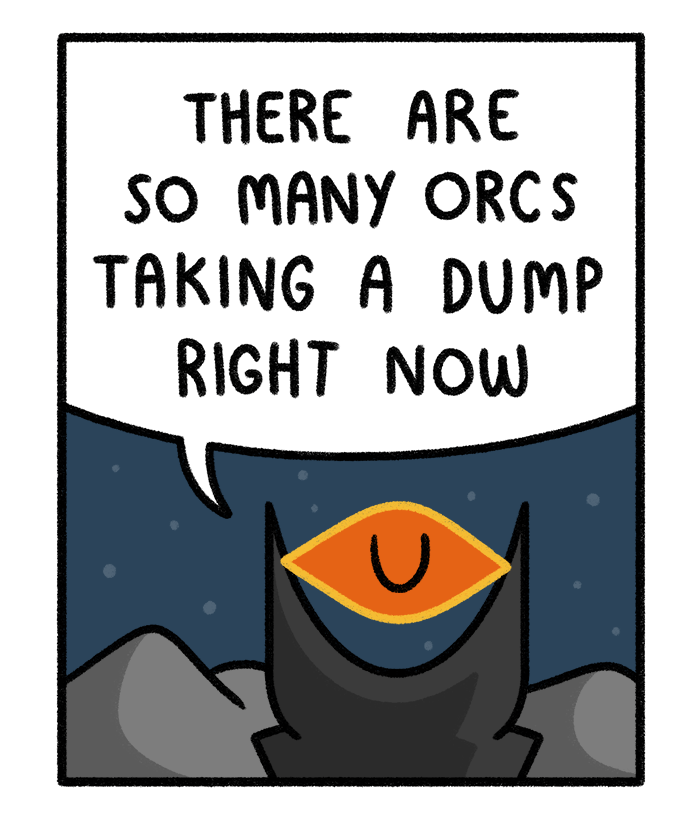 Eye Of Sauron,safely Endangered,comics,funny Comics - Cartoon - HD Wallpaper 