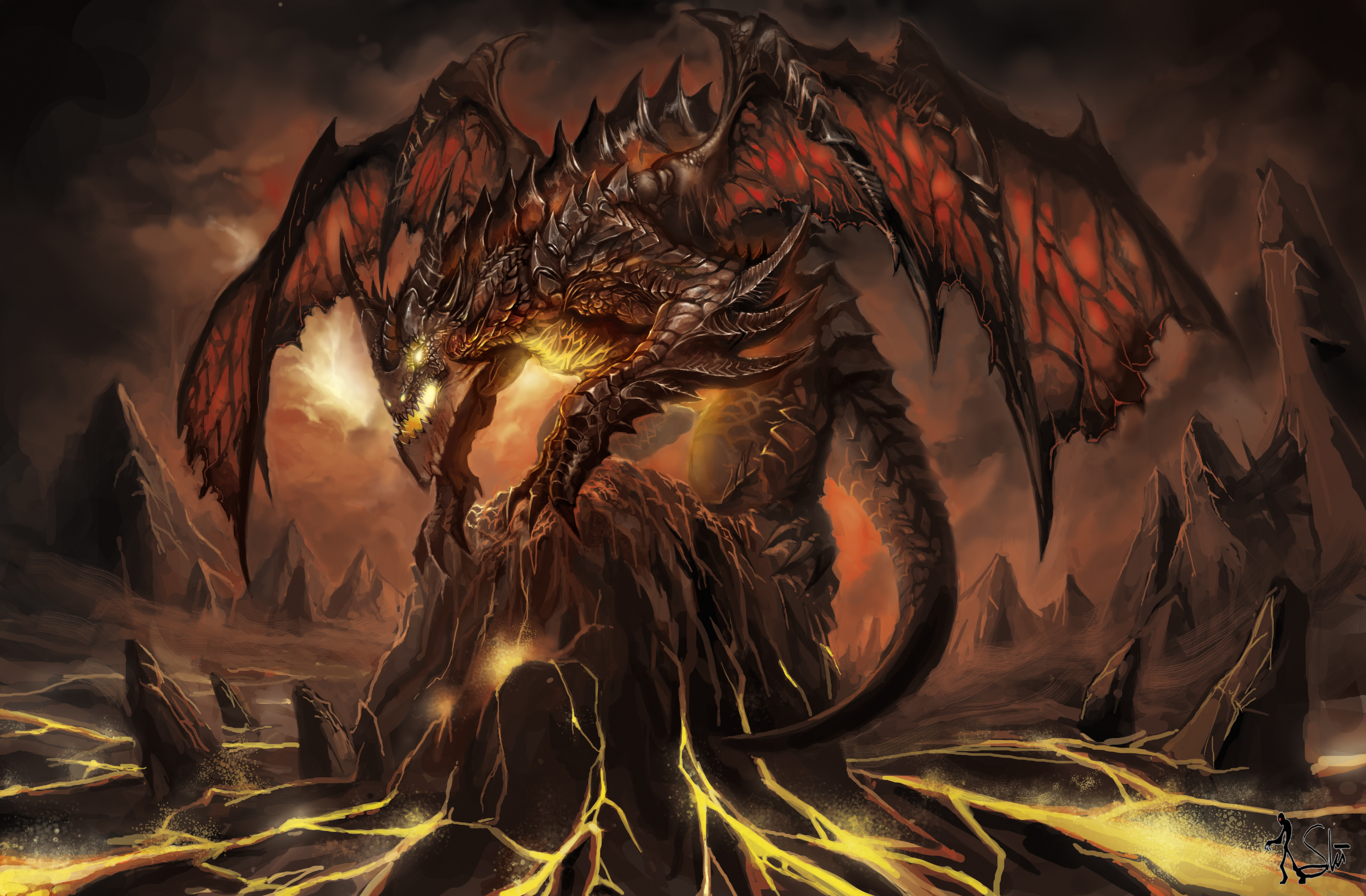 Deathwing Wallpaper - HD Wallpaper 