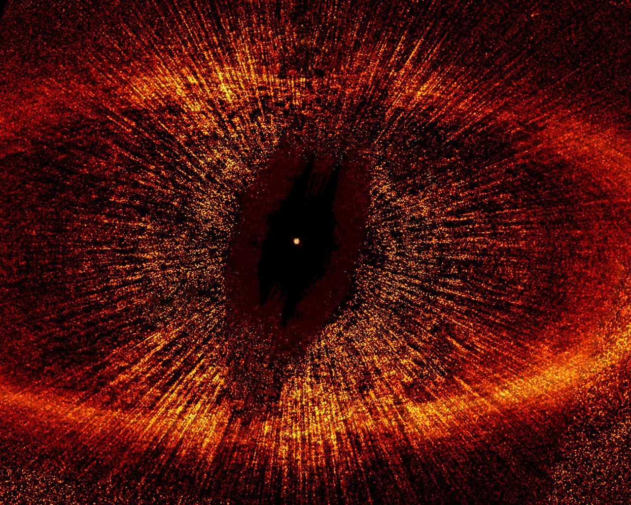 Eye Of Sauron Universe - HD Wallpaper 