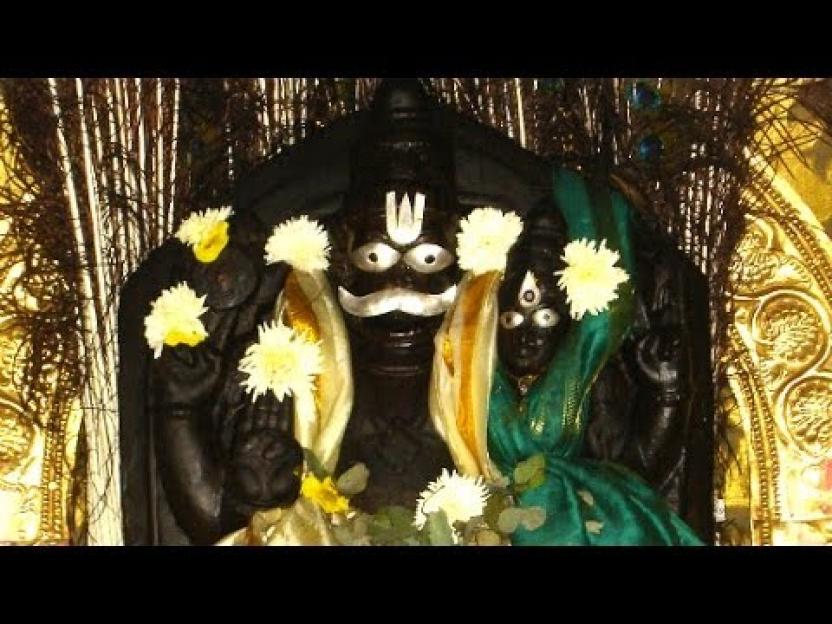 Sri Panakala Lakshmi Narasimha Swamy Temple - Hemachala Lakshmi Narasimha Swamy Temple Malluru - HD Wallpaper 