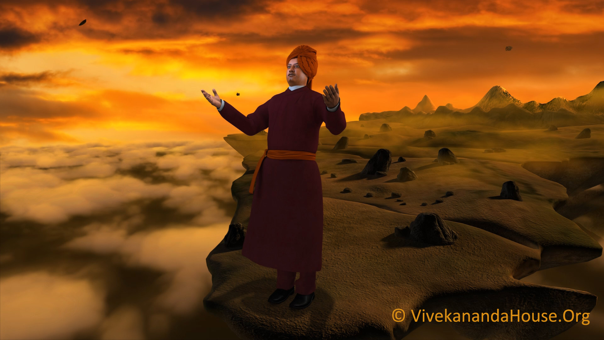 Best 3d Wallpaper Vivekananda - 1920x1080 Wallpaper 