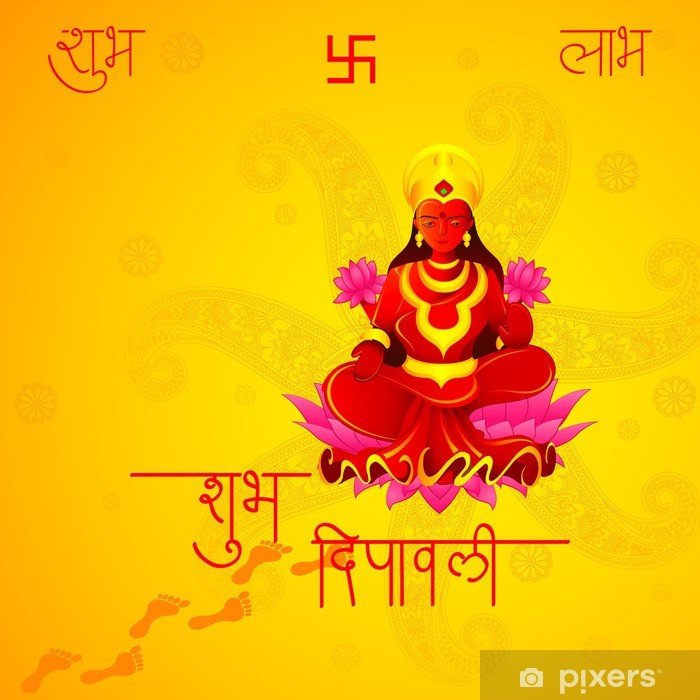 Laxmi And Ganesh Vector - HD Wallpaper 