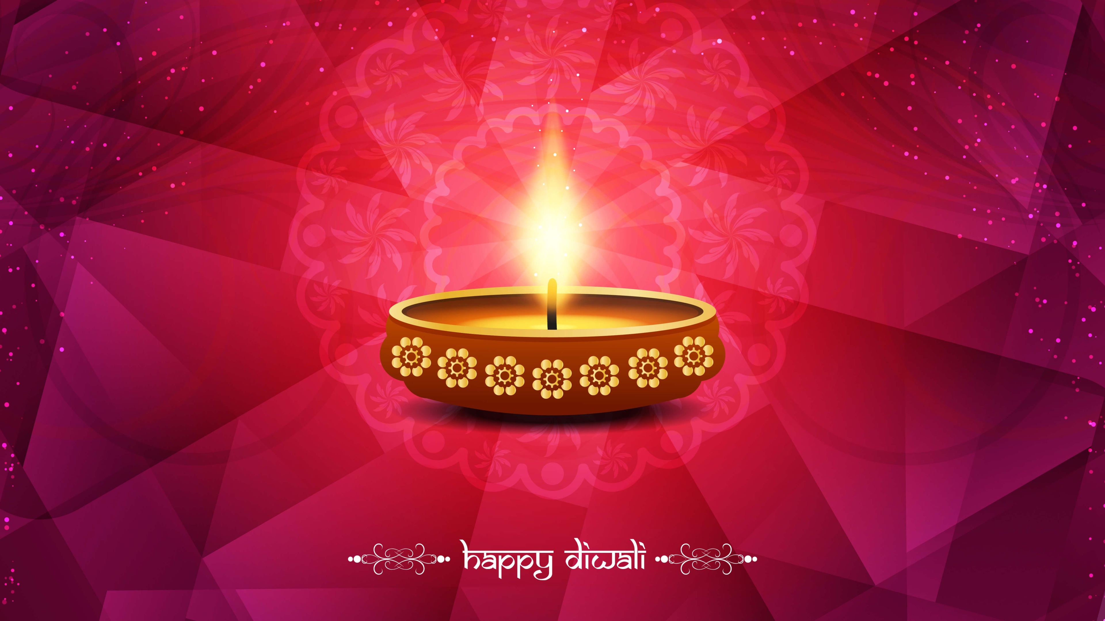 Happy Diwali Ganesh Laxmi - HD Wallpaper 