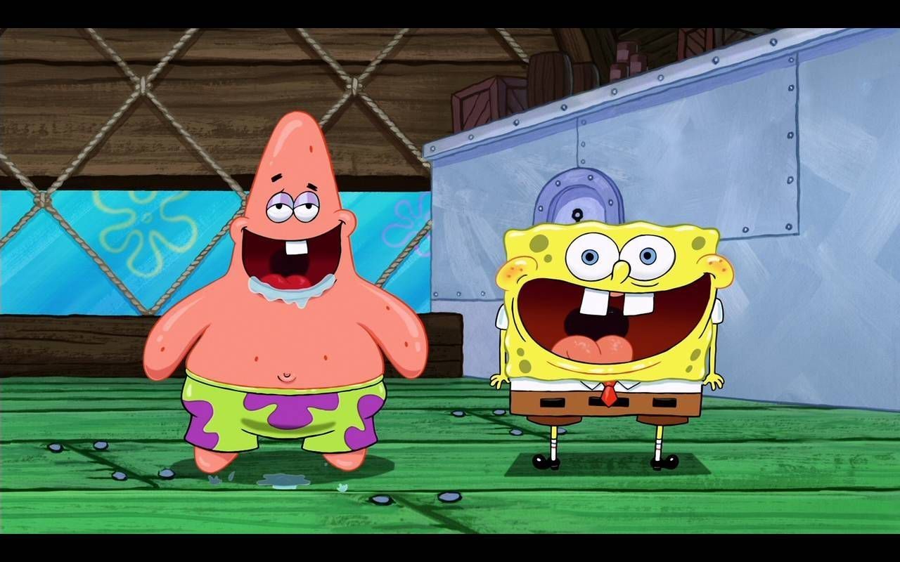 Spongebob And Patrick Spongebob Movie - HD Wallpaper 
