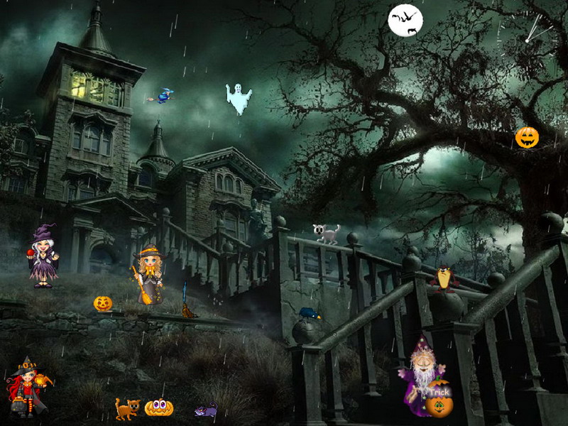 Animated Halloween Screensavers - HD Wallpaper 