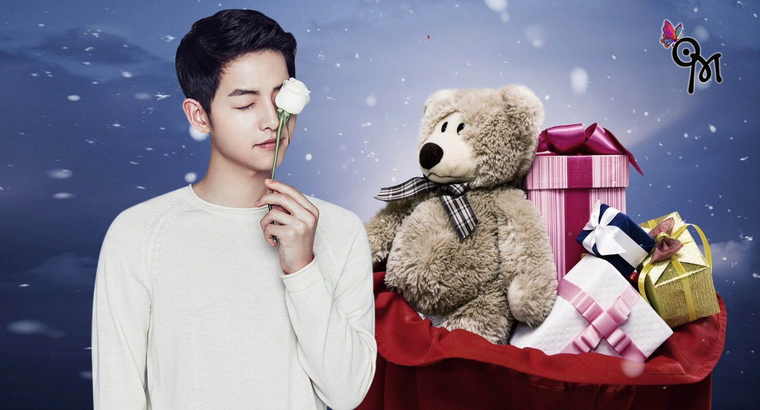 Song Joong Ki Wallpaper Natalizi - 2018 До Нового Года Осталось Дней - HD Wallpaper 