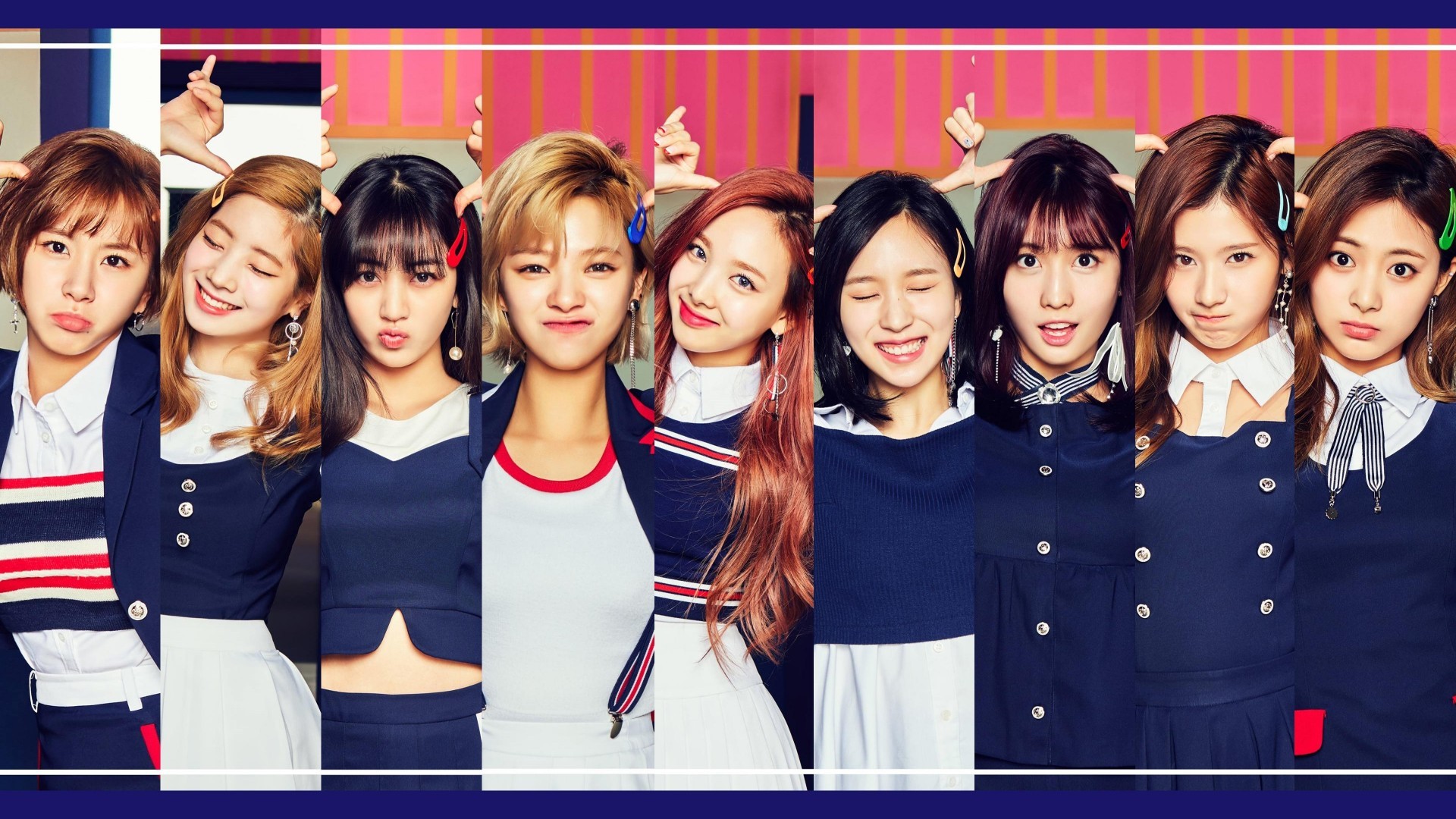 Twice South Korean Girls Kpop Likey Twice Wallpaper For Laptop 19x1080 Wallpaper Teahub Io