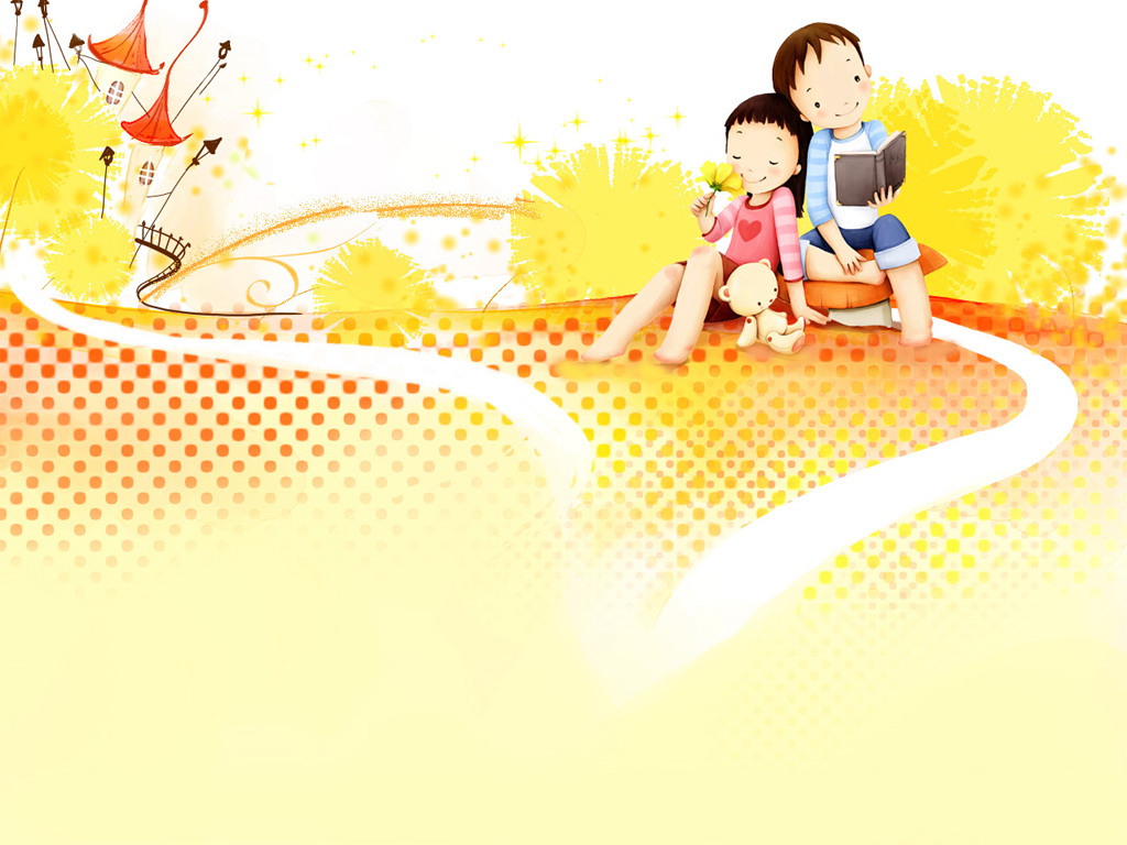 Selected Korean Style Wallpaper - Sweet Lovers Photo Of Cartoon - HD Wallpaper 