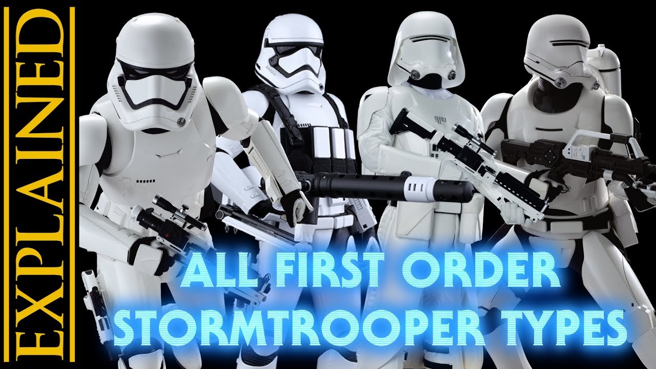 All First Order Stormtrooper Types - HD Wallpaper 