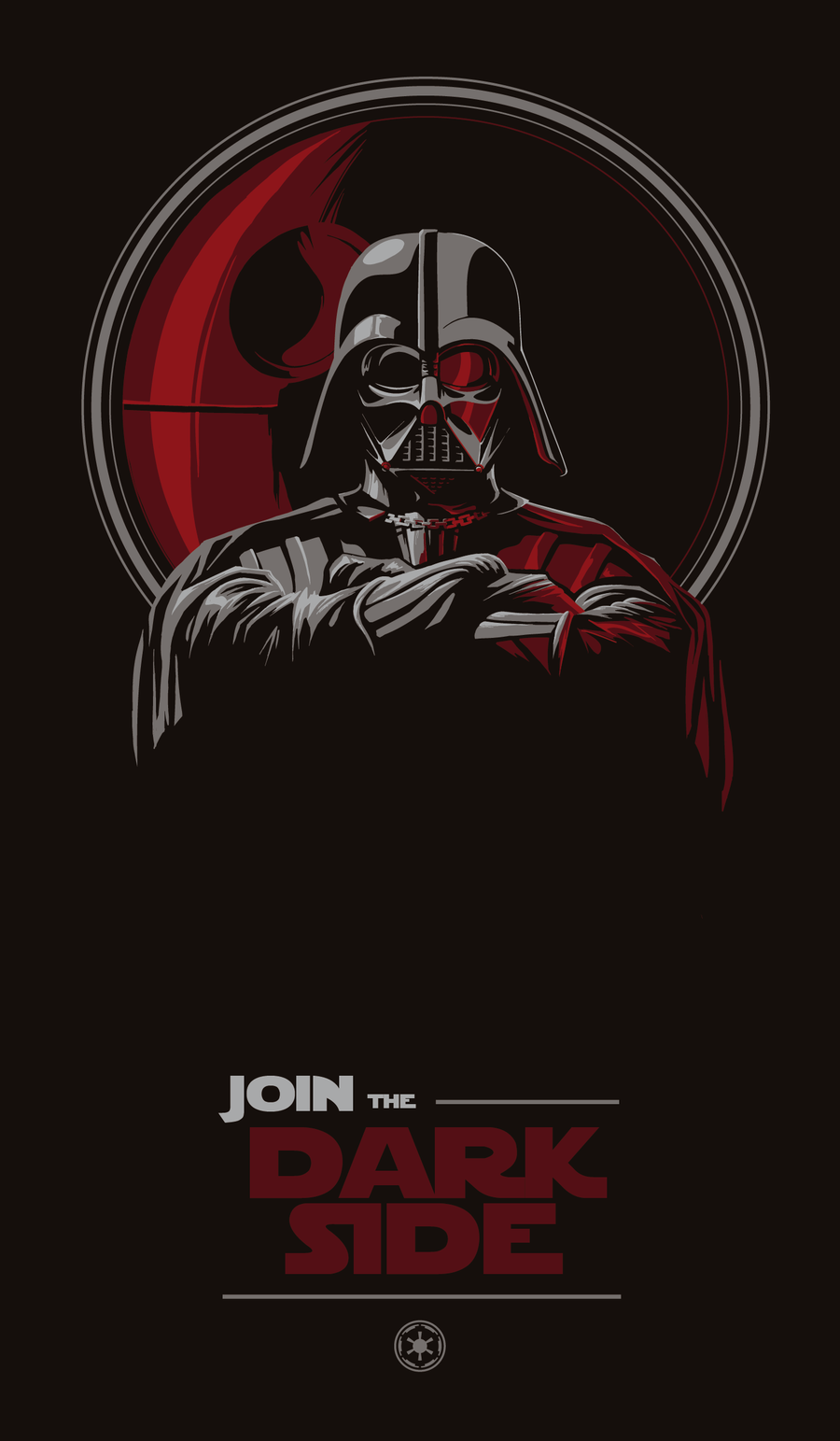 Star Wars Poster Dark - HD Wallpaper 