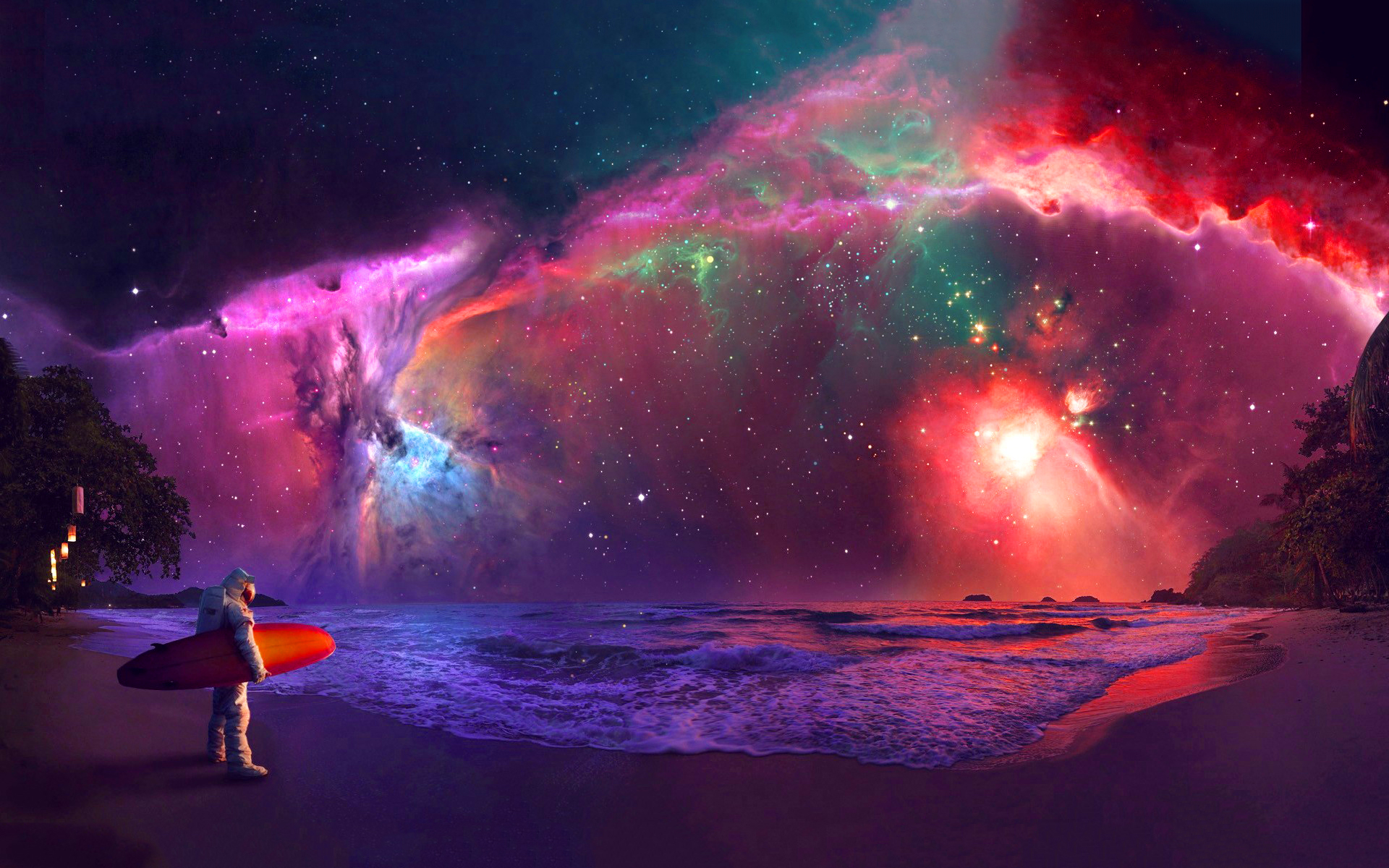 Chillstep Wallpaper Surf - HD Wallpaper 