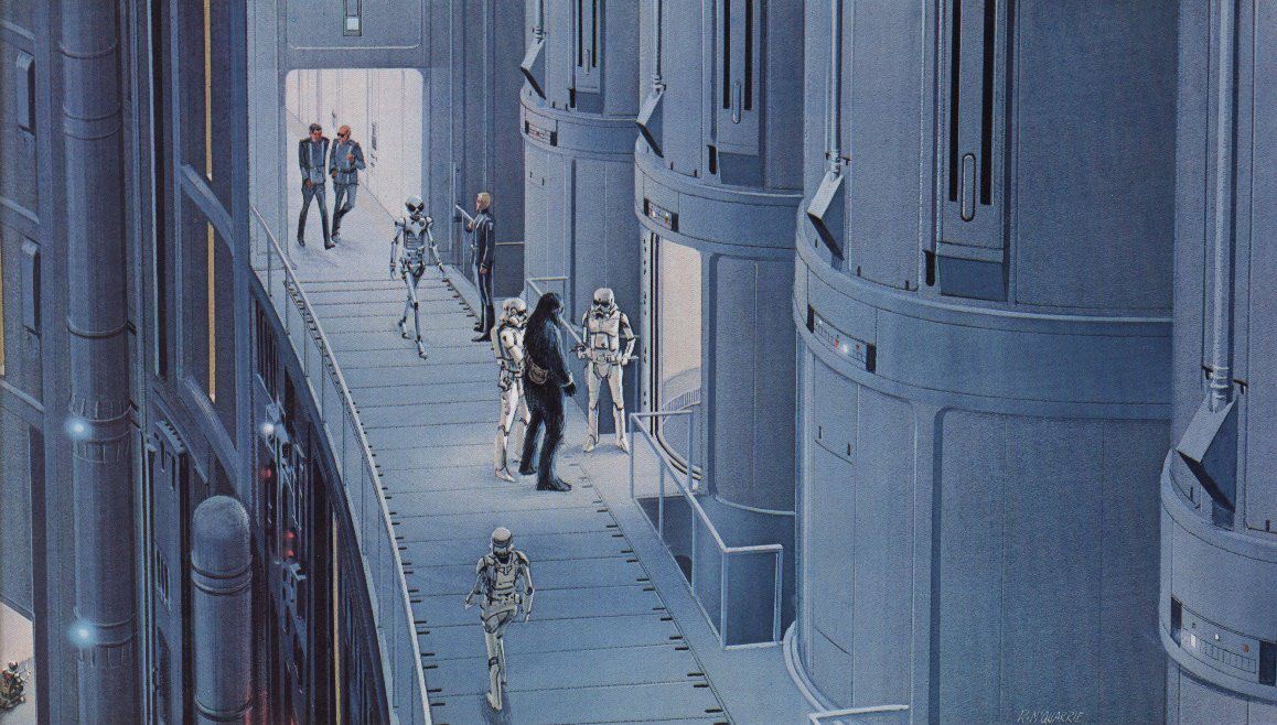 Wallpaper - Ralph Mcquarrie Star Wars Old Concept Arts - HD Wallpaper 