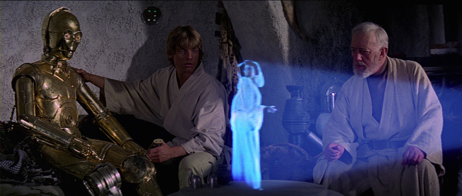 Star Wars A New Hope Luke And Obi Wan - HD Wallpaper 