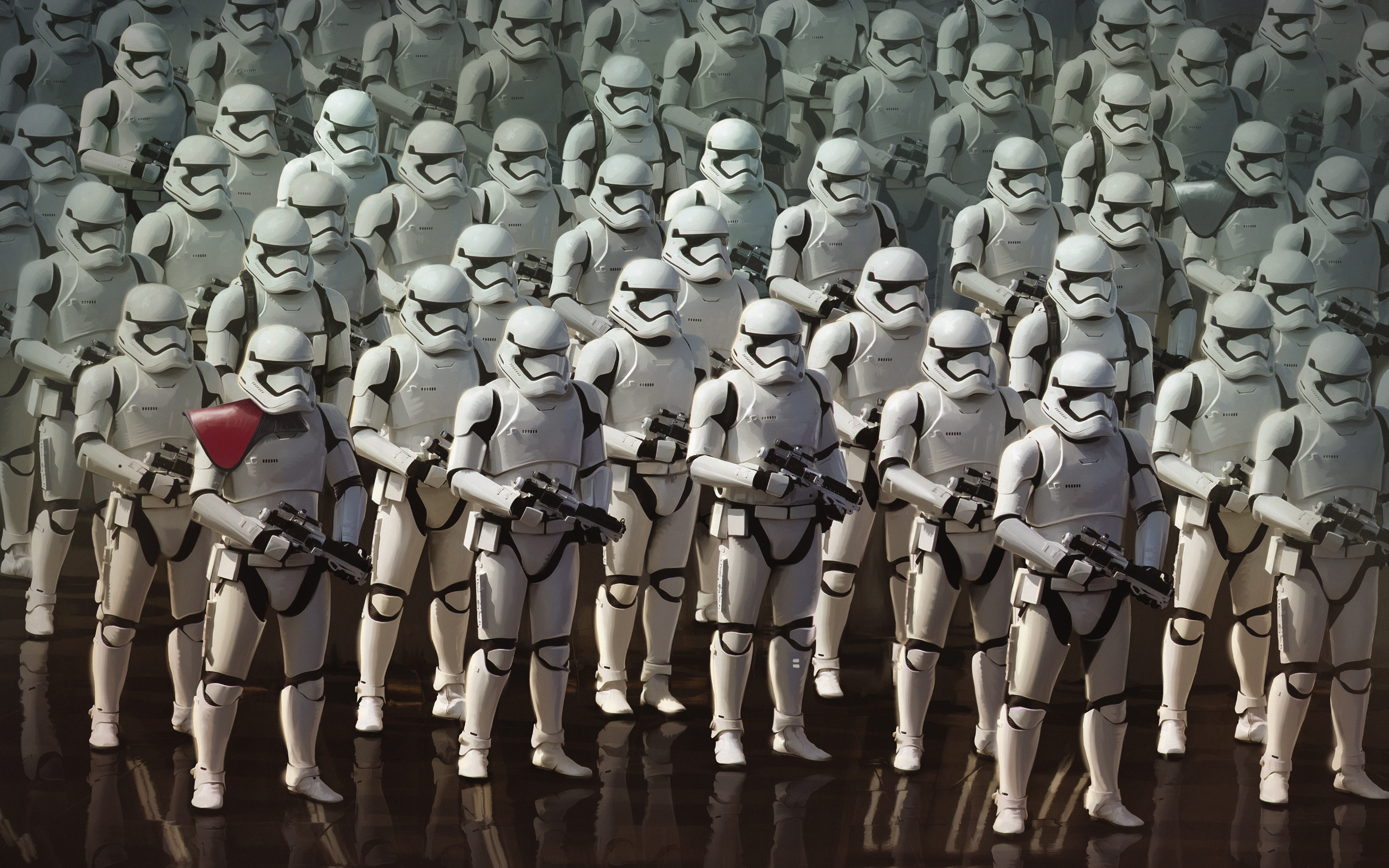 First Order Stormtrooper Army - HD Wallpaper 