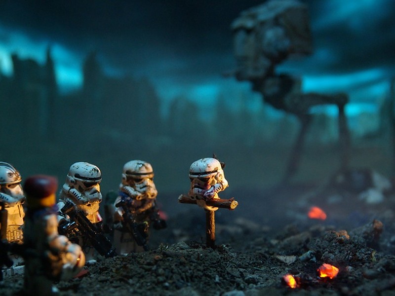 Lego Star Wars Stormtroopers Wallpaper - Lego Star Wars Macro Photography - HD Wallpaper 
