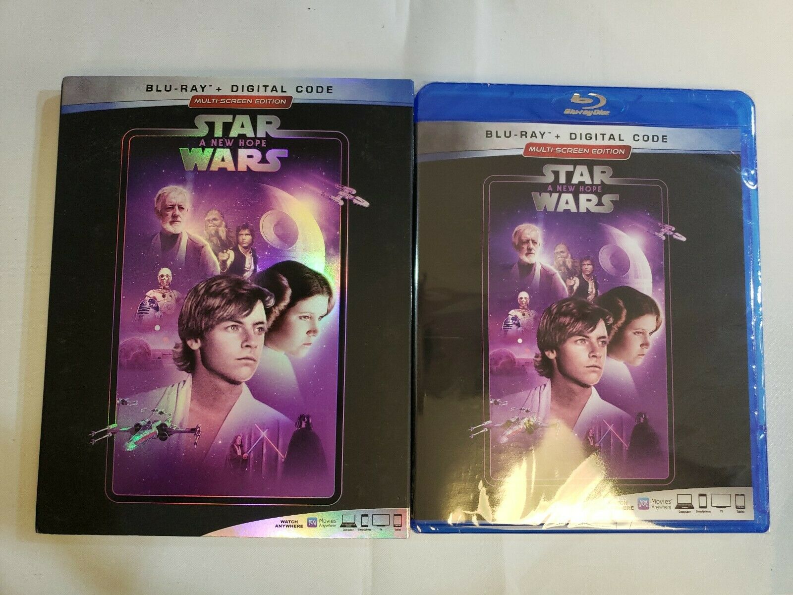 Star Wars A New Hope Blu Ray - HD Wallpaper 