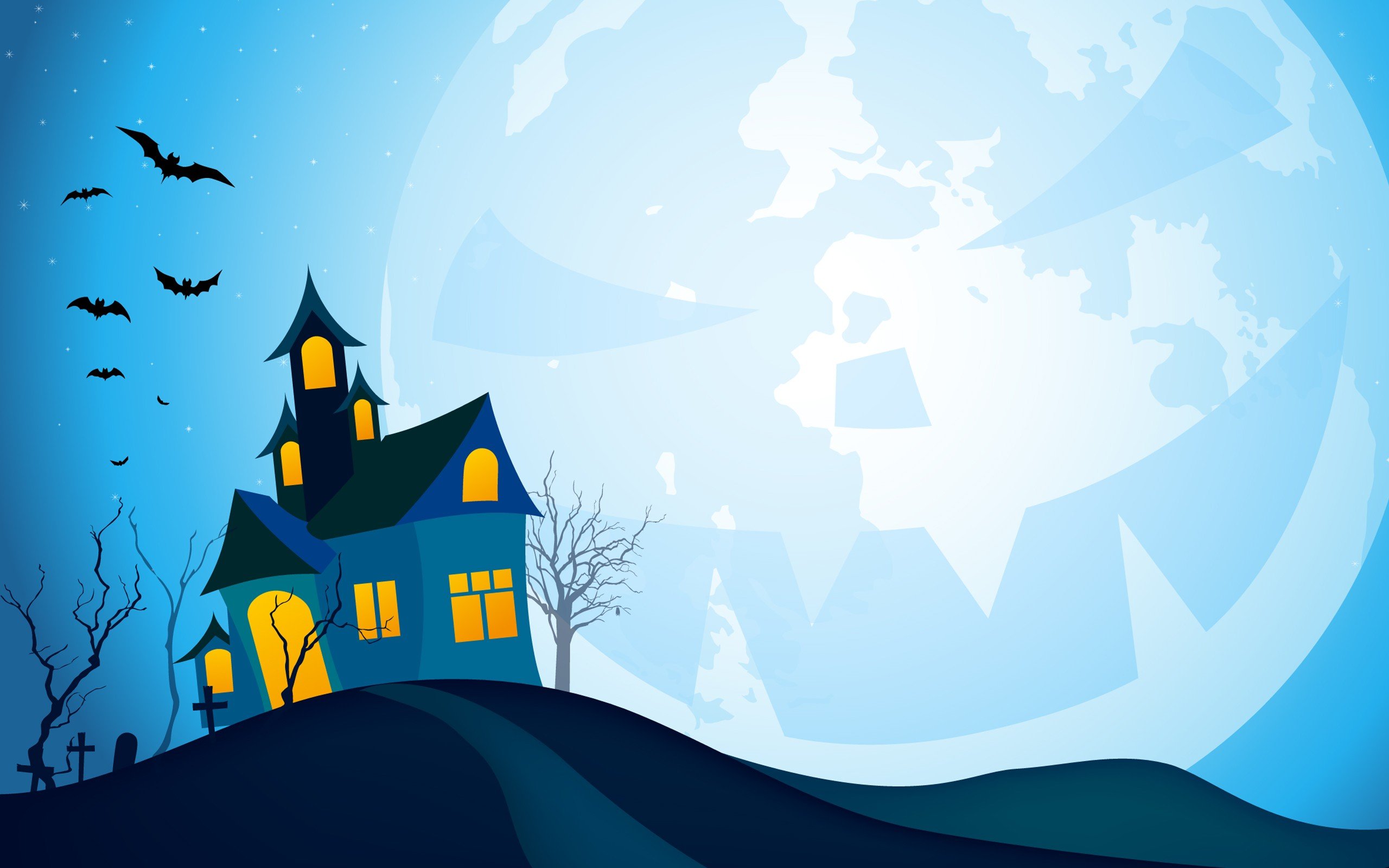 Halloween Vector - HD Wallpaper 