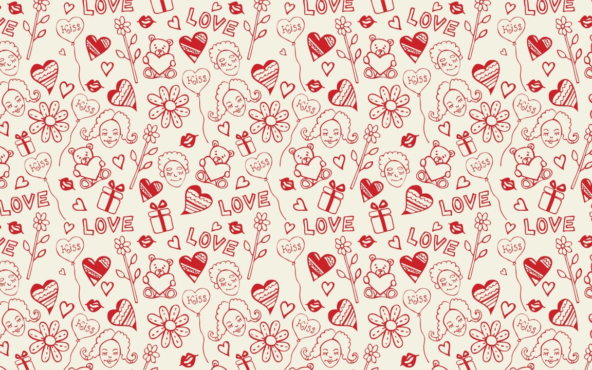 Love Vector Drawings - Love Printed Paper Designs - HD Wallpaper 