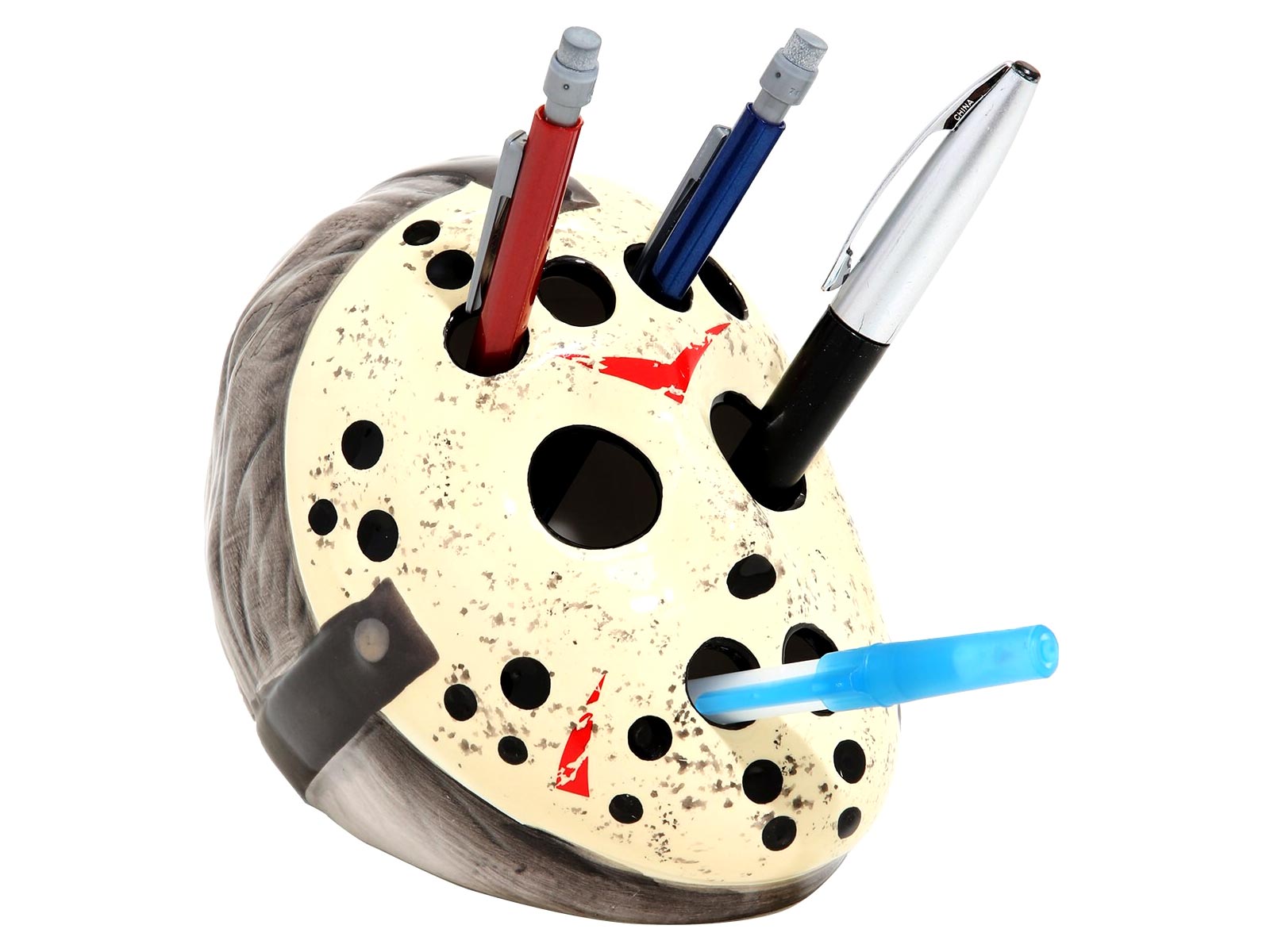 Friday The 13th Jason Mask Pen Holder - Friday The 13th Nes Mask - HD Wallpaper 