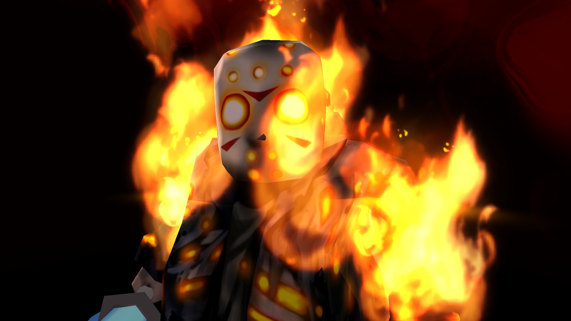 Flaming Jason Friday The 13th - HD Wallpaper 