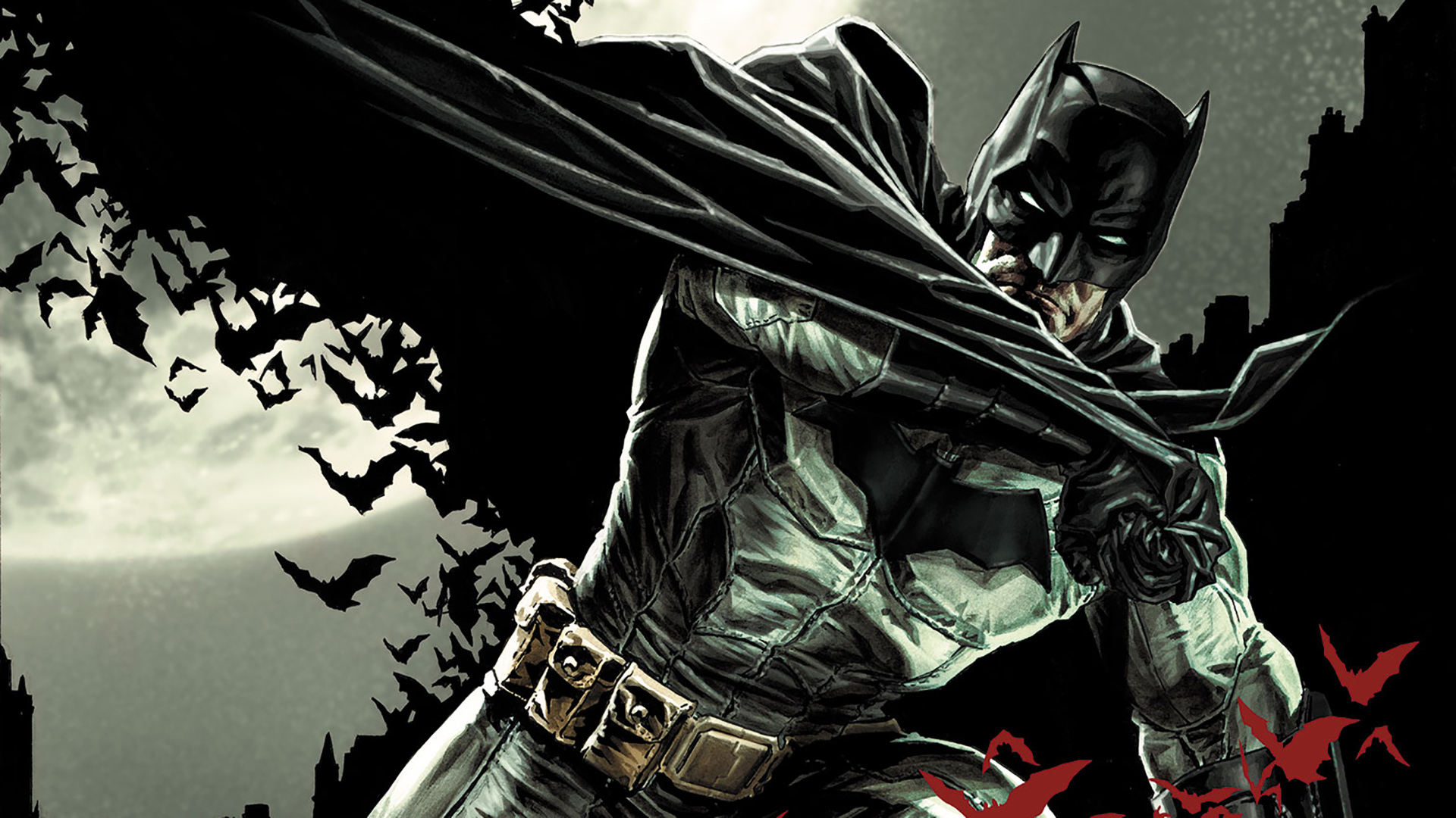 Lee Bermejo Batman Art - HD Wallpaper 