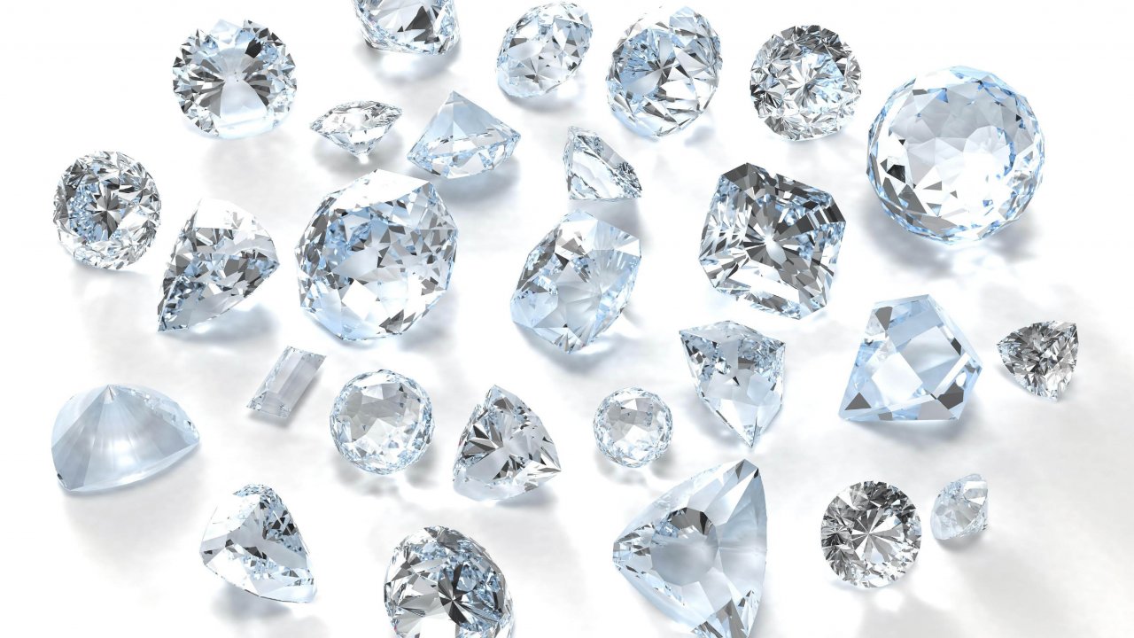 Diamonds White - HD Wallpaper 