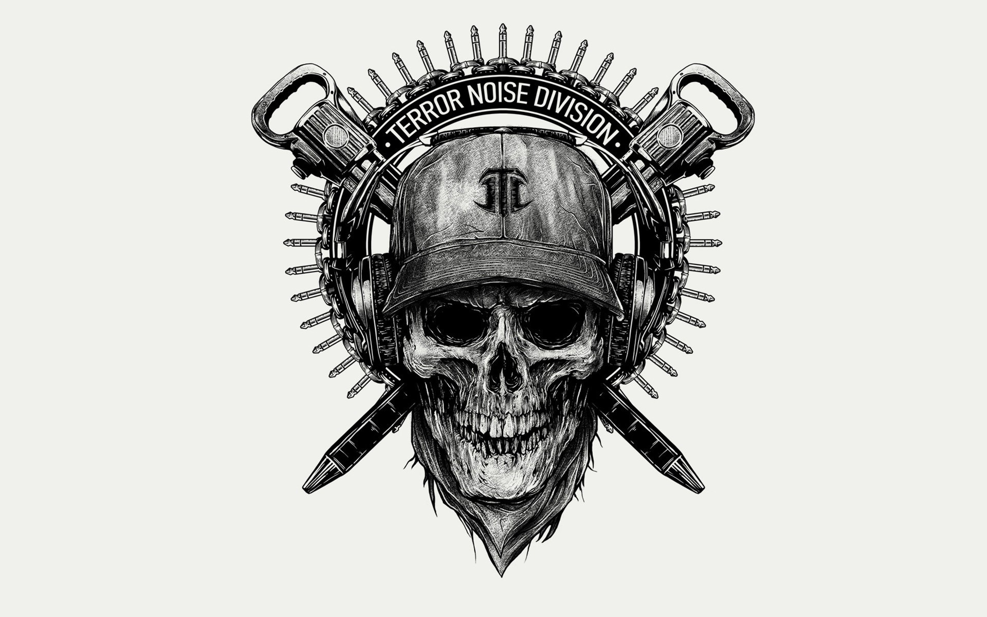 Drawing Background Skull - HD Wallpaper 