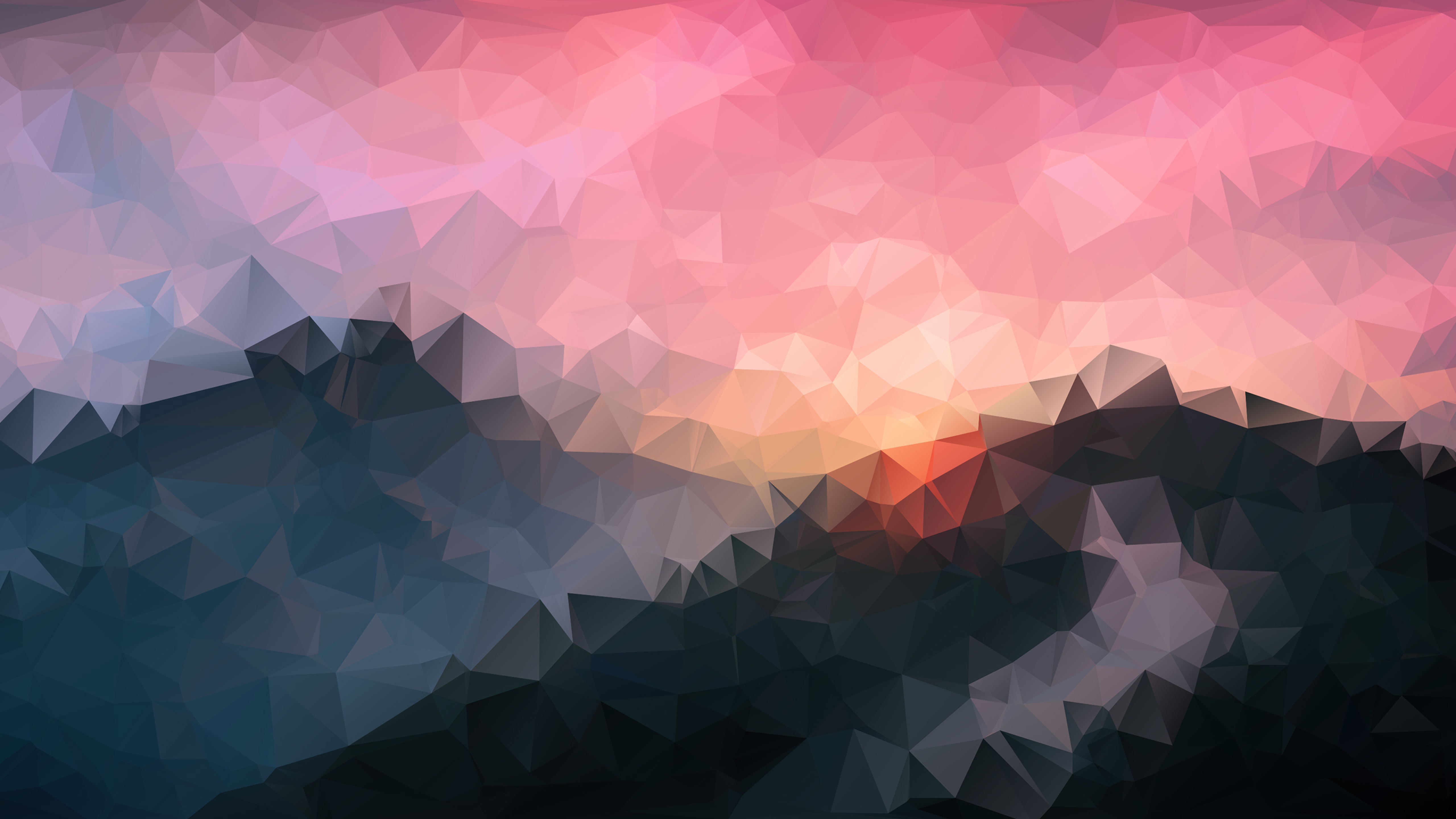 Polygon Wallpaper 4k - HD Wallpaper 
