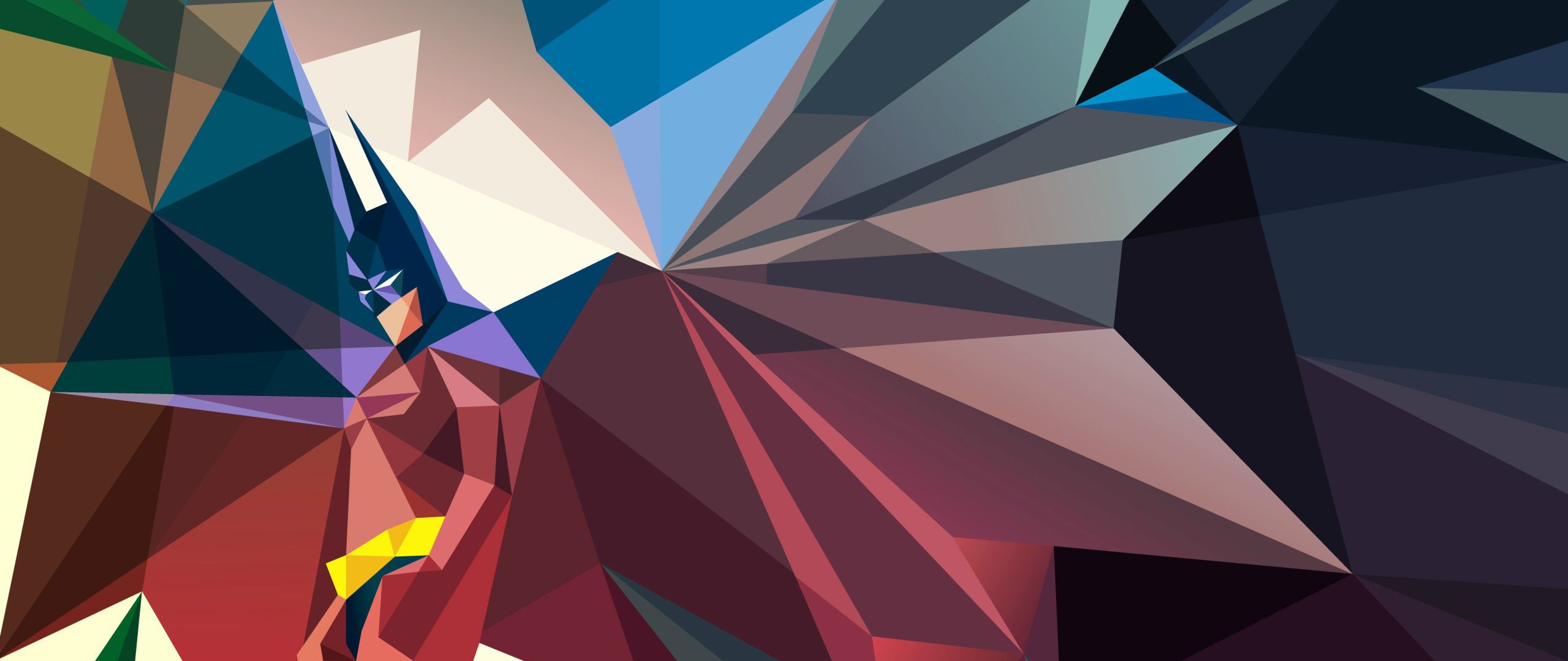 Cubism Art Superhero - HD Wallpaper 