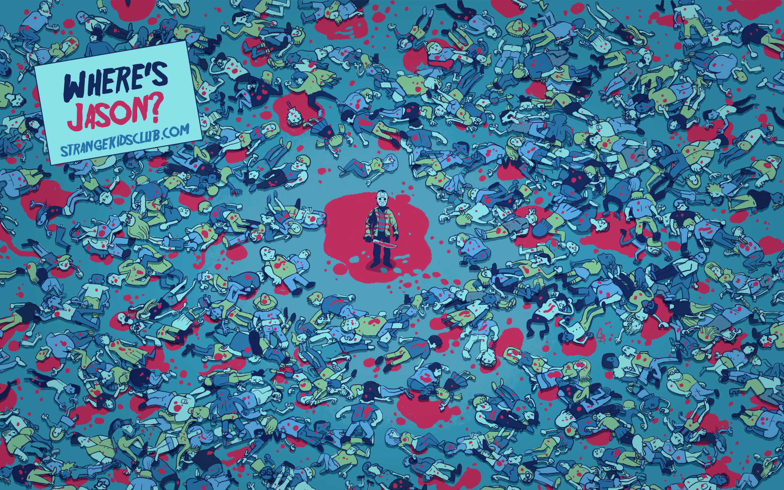 Jason Wallpapers Friday 13th-84n7x75 - Jason Voorhees Where's Waldo - HD Wallpaper 