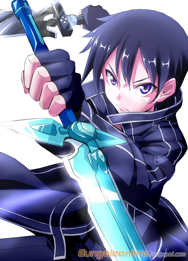 Dual Wielding Sword Art Online Kirito - HD Wallpaper 