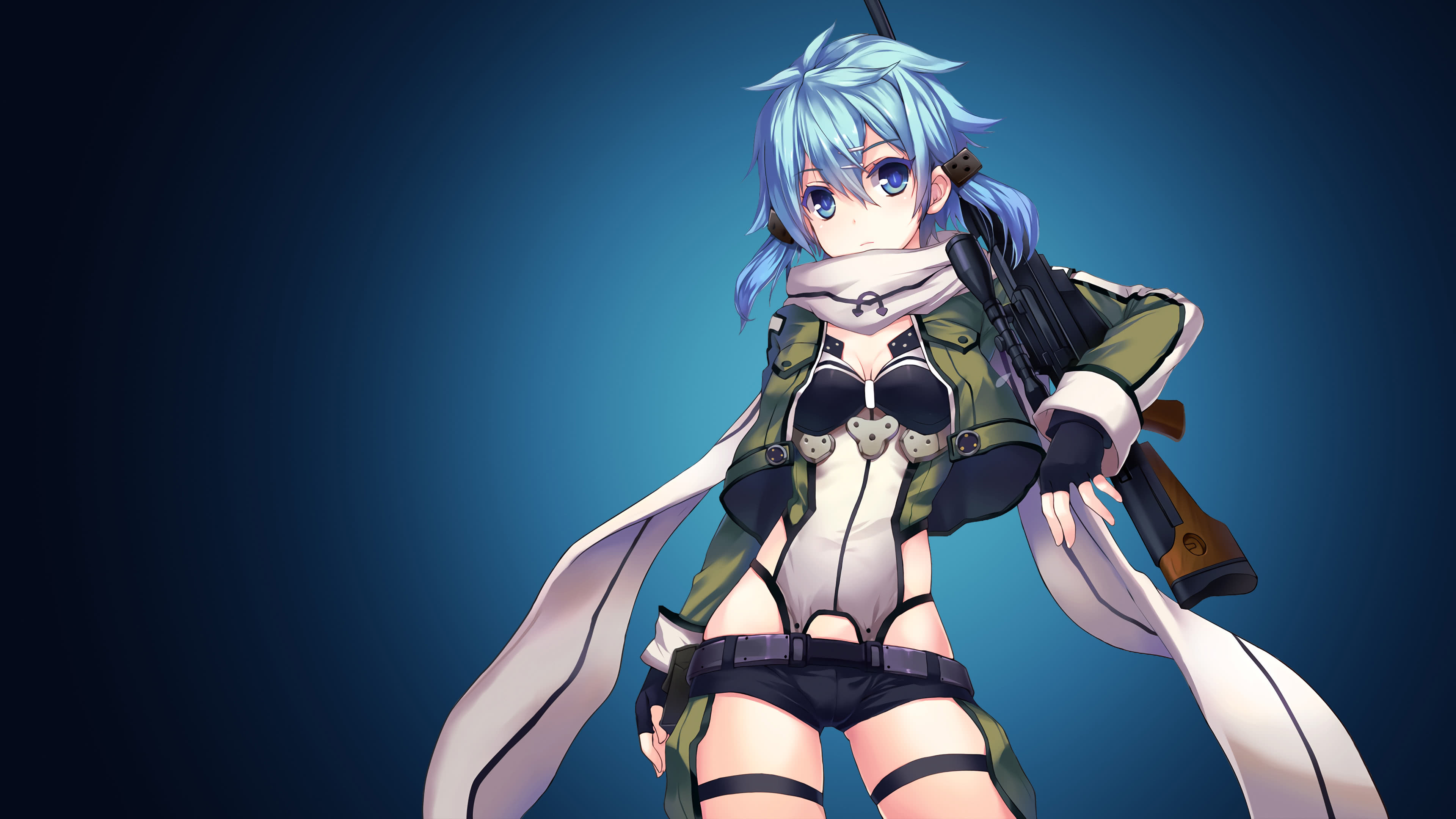 Sword Art Online Sinon Shino Asada Uhd 4k Wallpaper - Sword Art Online Uhd - HD Wallpaper 