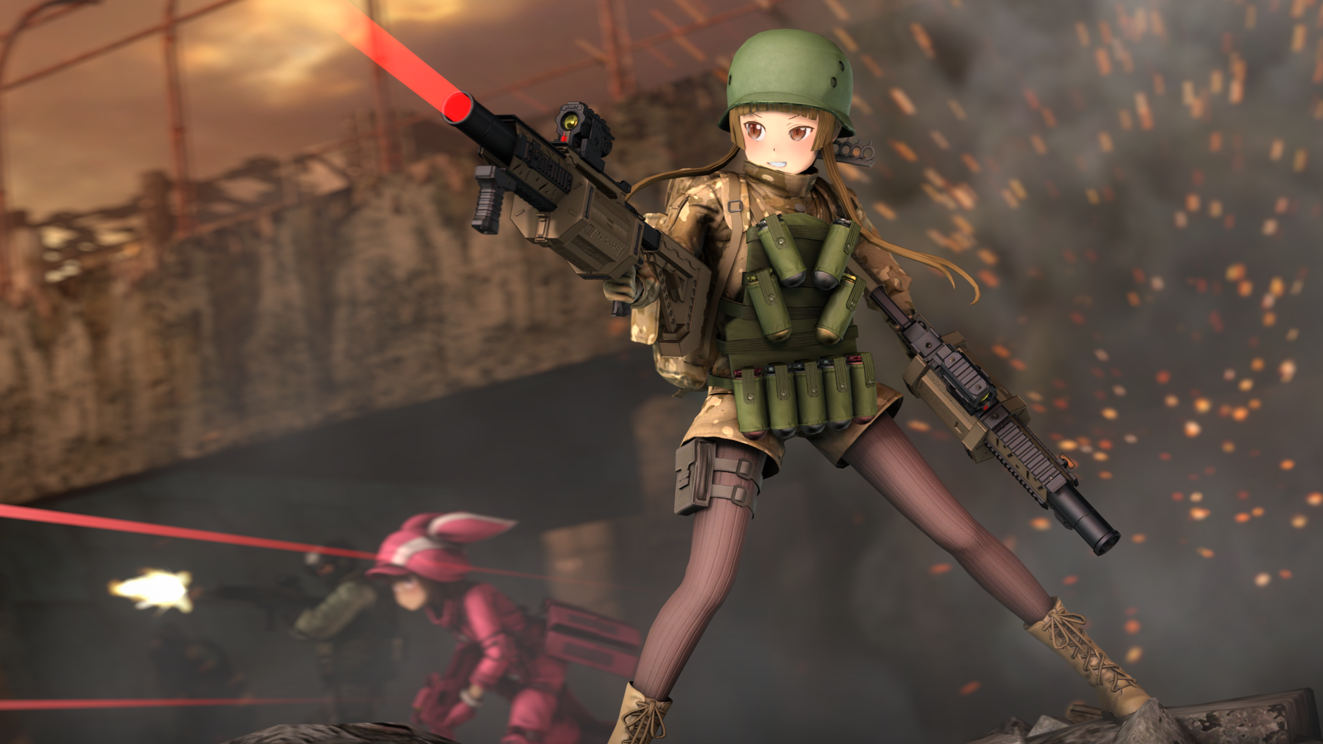 Sao Fatal Bullet Fuka - HD Wallpaper 