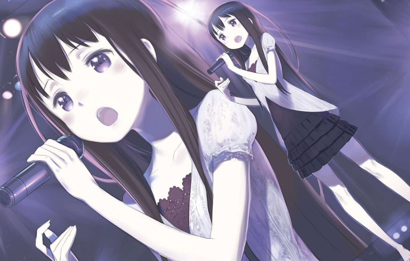 Photo Wallpaper Girl, Singing, Sword Art Online, Sword - Sao Alternative Gun Gale Online Pitohui - HD Wallpaper 