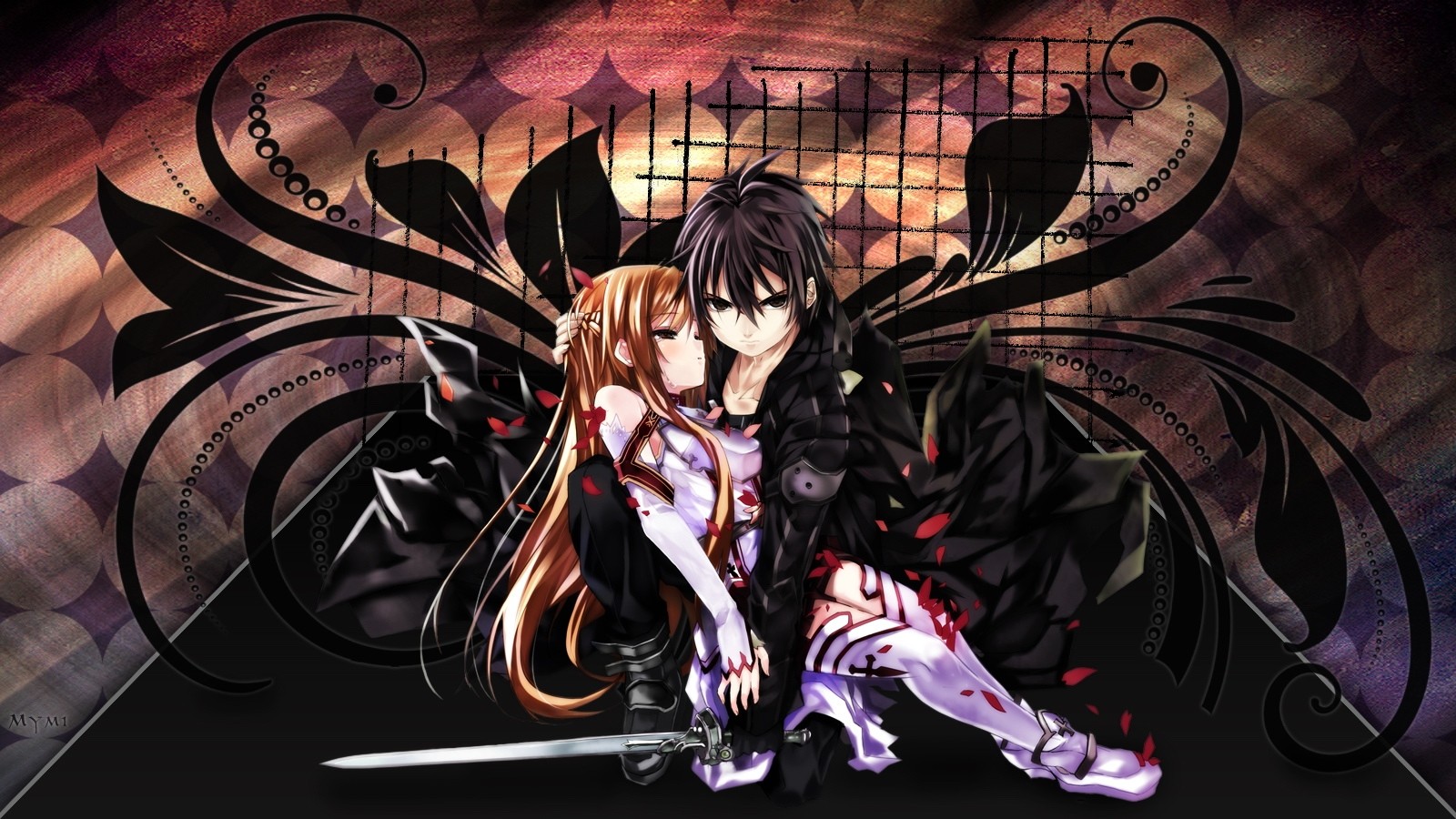 Swort Art Online - Romance Sword Art Online Love - HD Wallpaper 