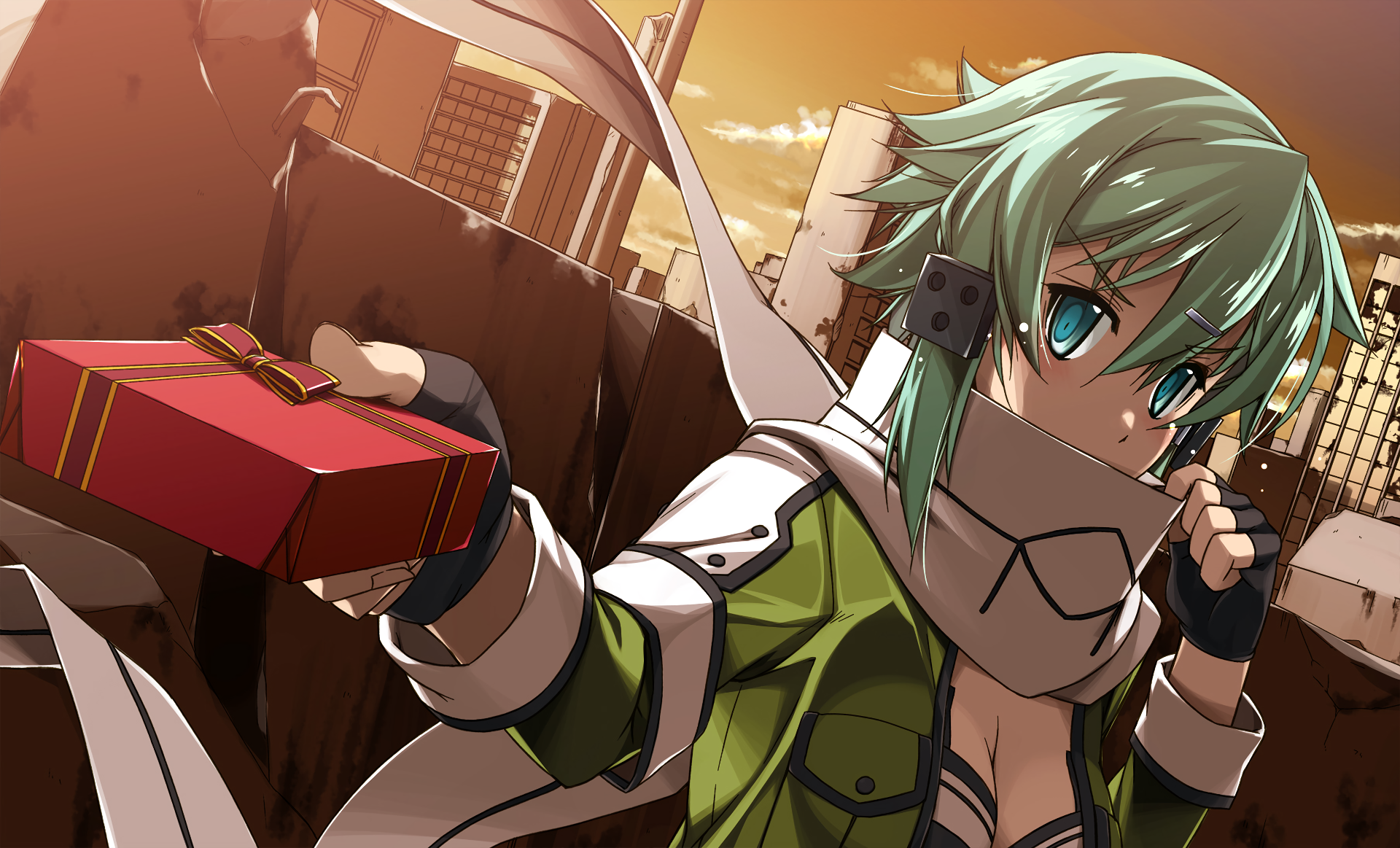 Busty Sinon - HD Wallpaper 