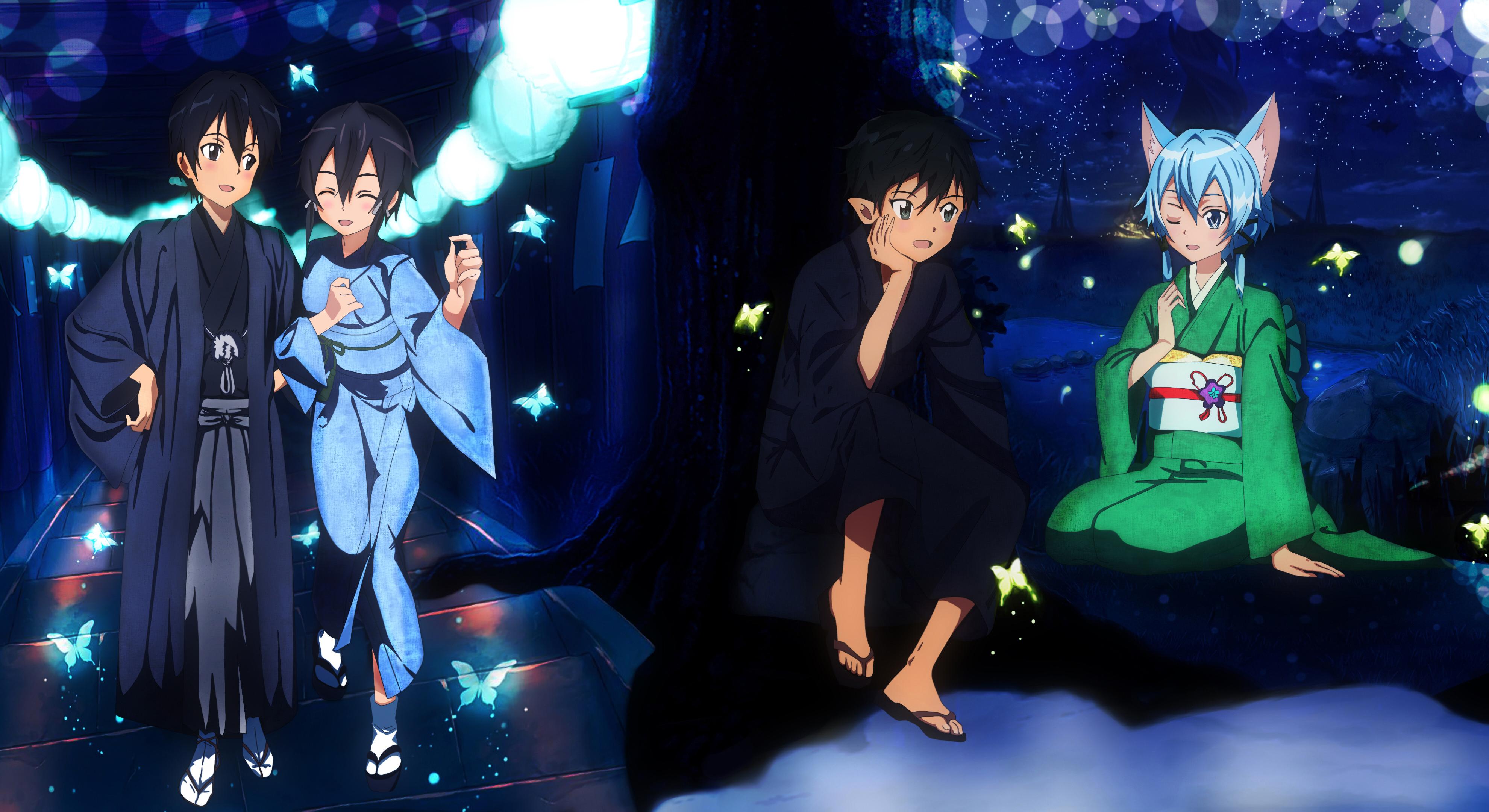 Kirito And Sinon - HD Wallpaper 